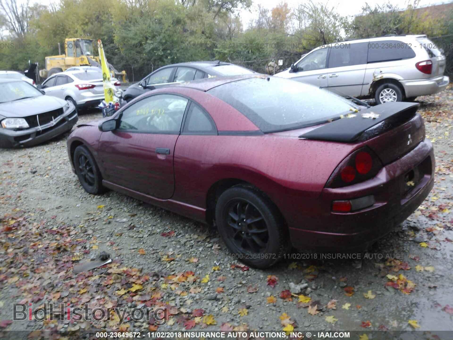 2002 MITSUBISHI ECLIPSE - VIN: 4A3AC54H42E090295 - Фото 3