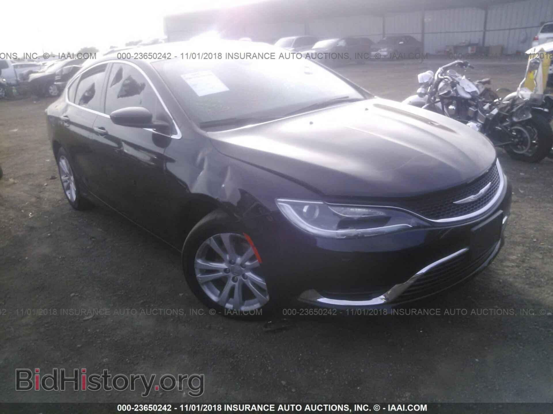 Фотография 1C3CCCAB7GN107411 - Chrysler 200 2016