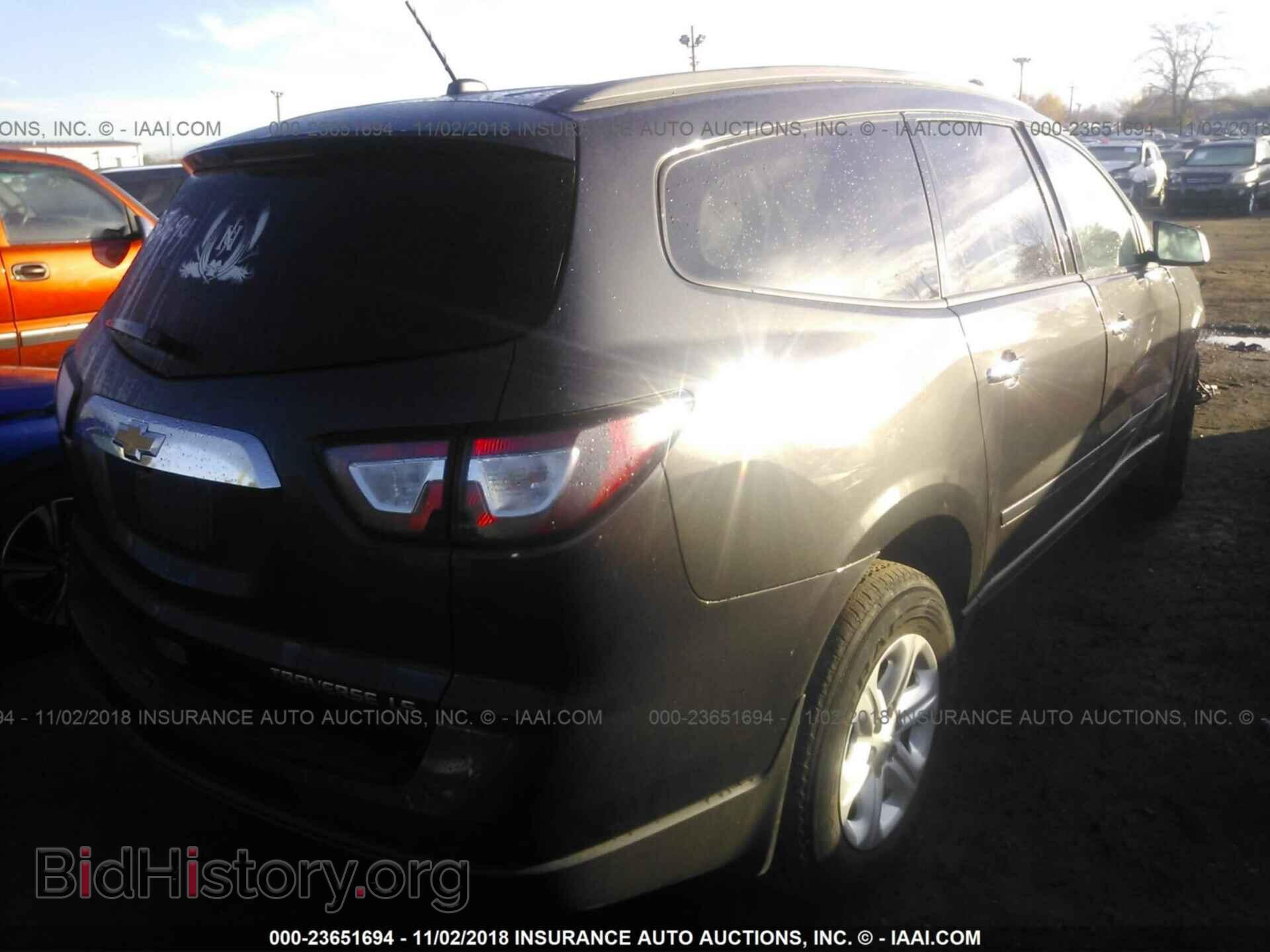 2013 CHEVROLET TRAVERSE - VIN: 1GNKRFED1DJ257575 - Фото 4