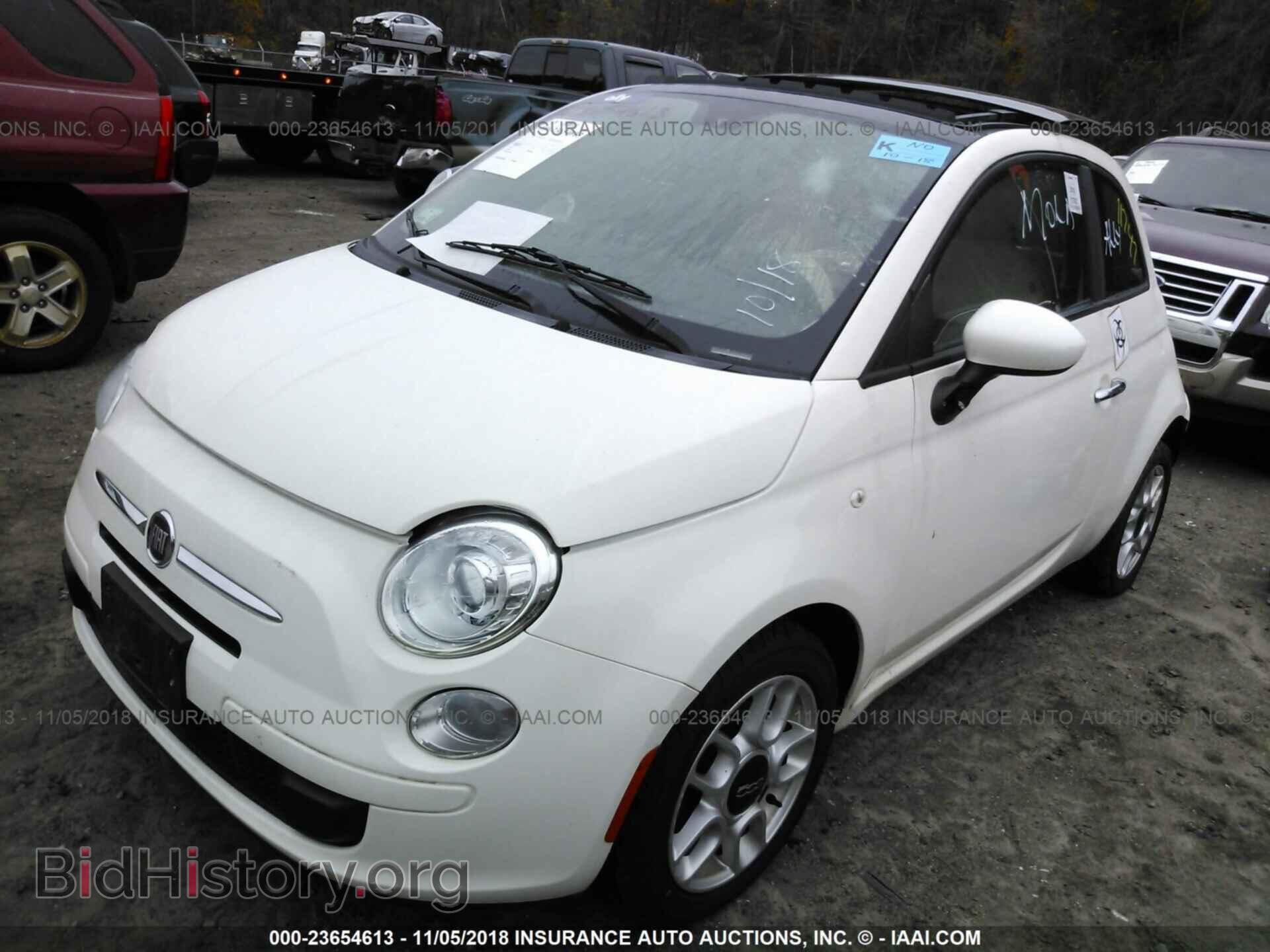 2012 Fiat 500 - VIN: 3C3CFFAR4CT384226 - Фото 2
