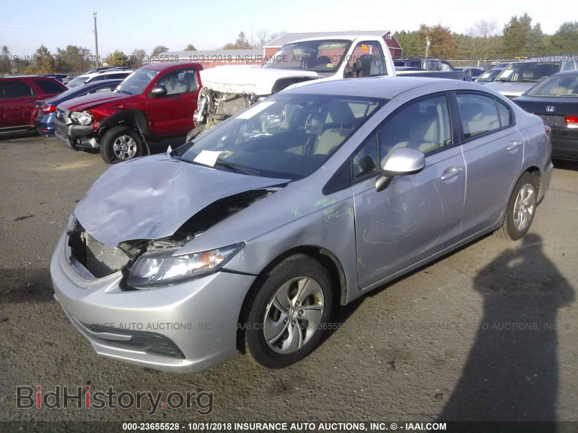 2013 Honda Civic - VIN: 19XFB2F59DE229714 - Фото 2