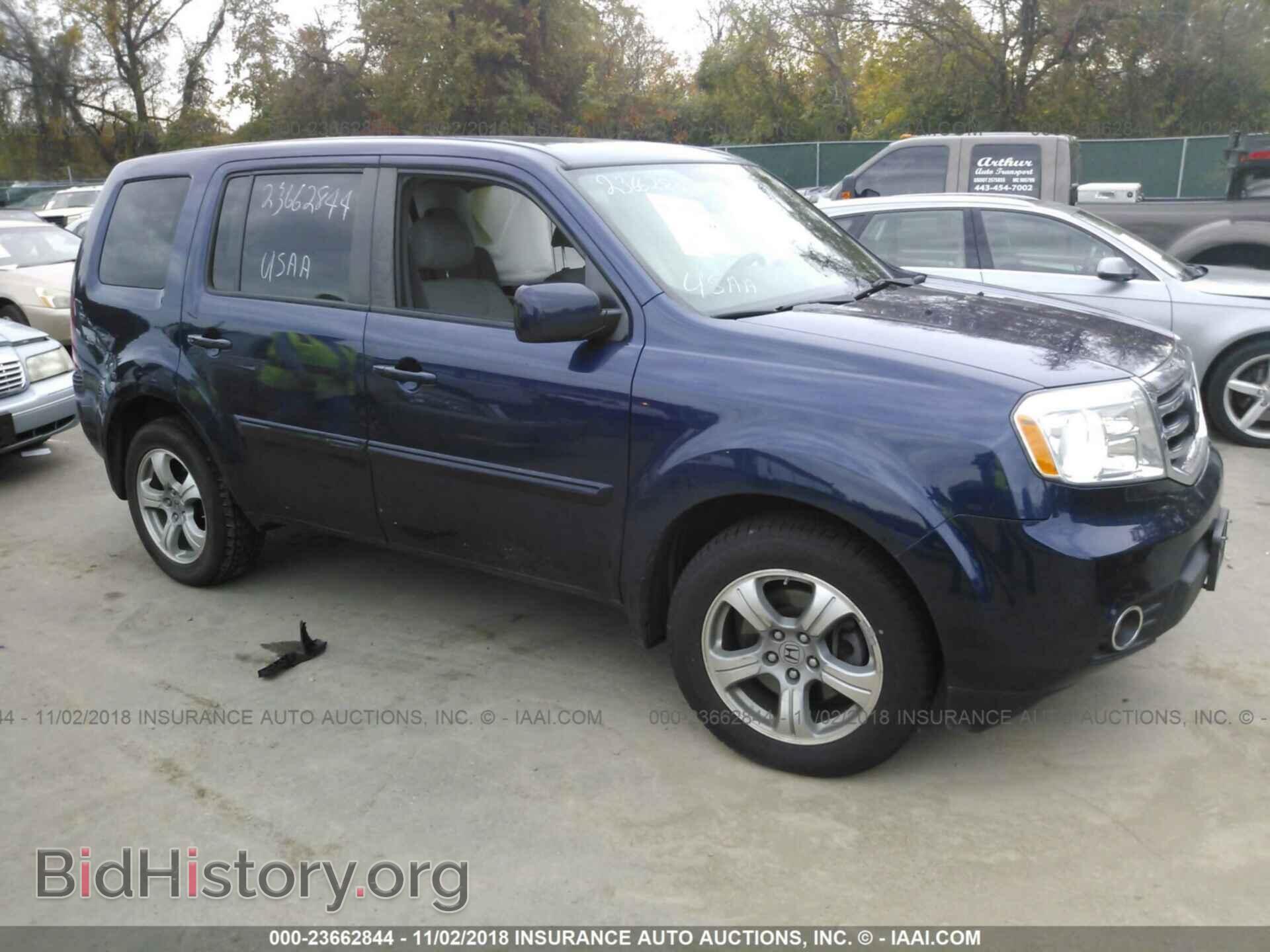 Photo 5FNYF4H45DB064672 - HONDA PILOT 2013