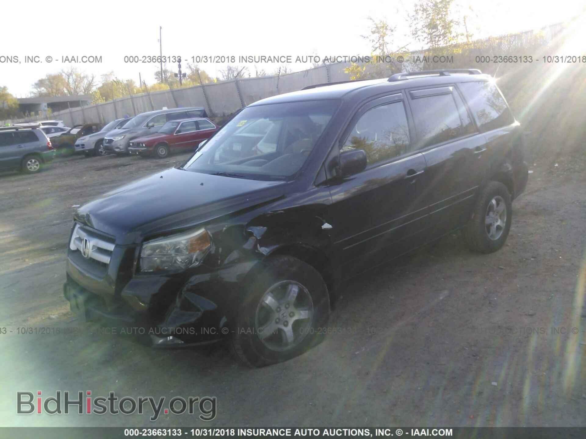 2007 HONDA PILOT - VIN: 5FNYF28477B035912 - Фото 2
