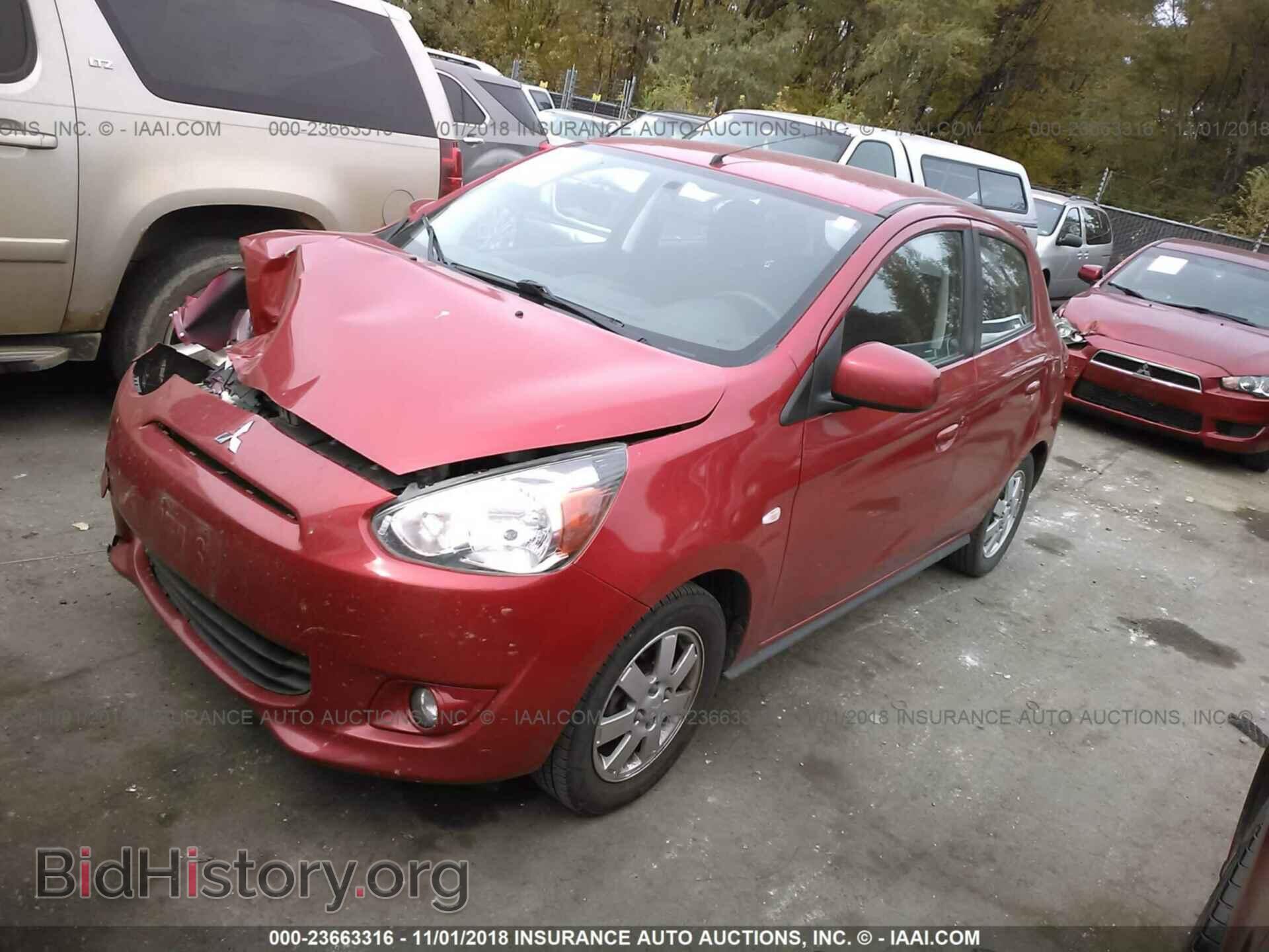 2014 MITSUBISHI MIRAGE - VIN: ML32A4HJ1EH005018 - Фото 2