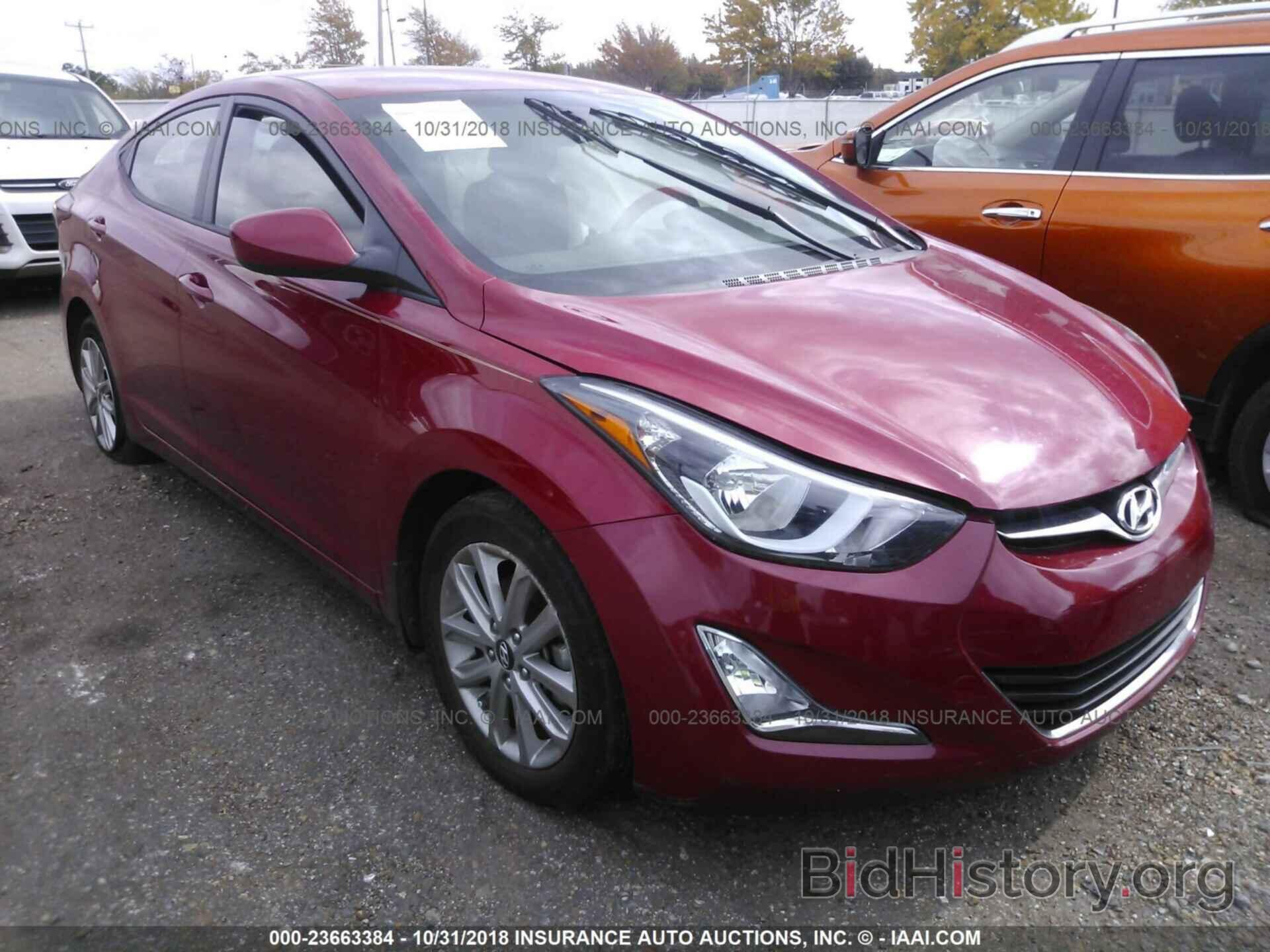 Photo KMHDH4AE1EU145832 - HYUNDAI ELANTRA 2014