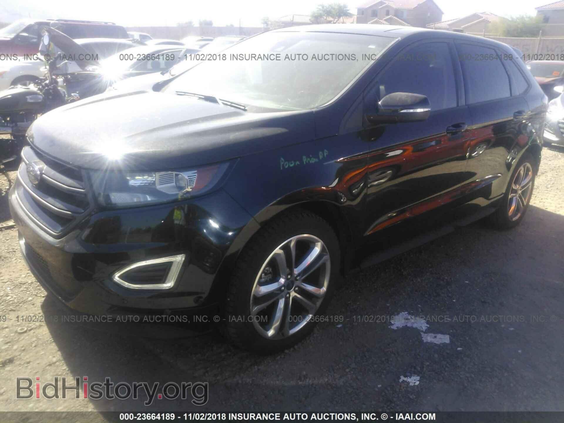 2015 Ford Edge - VIN: 2FMTK4AP4FBB06383 - Фото 2
