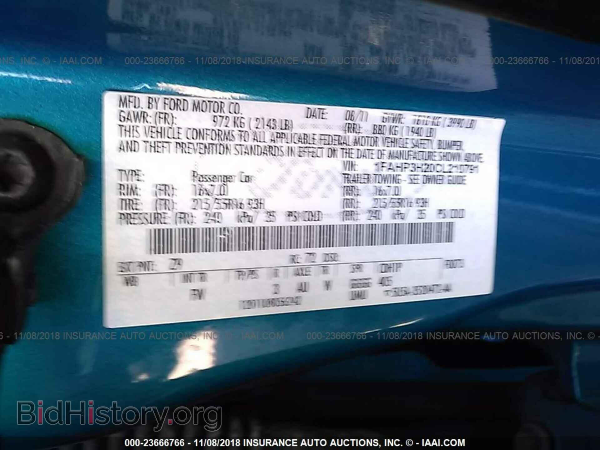2012 Ford Focus - VIN: 1FAHP3H20CL210791 - Photo 9