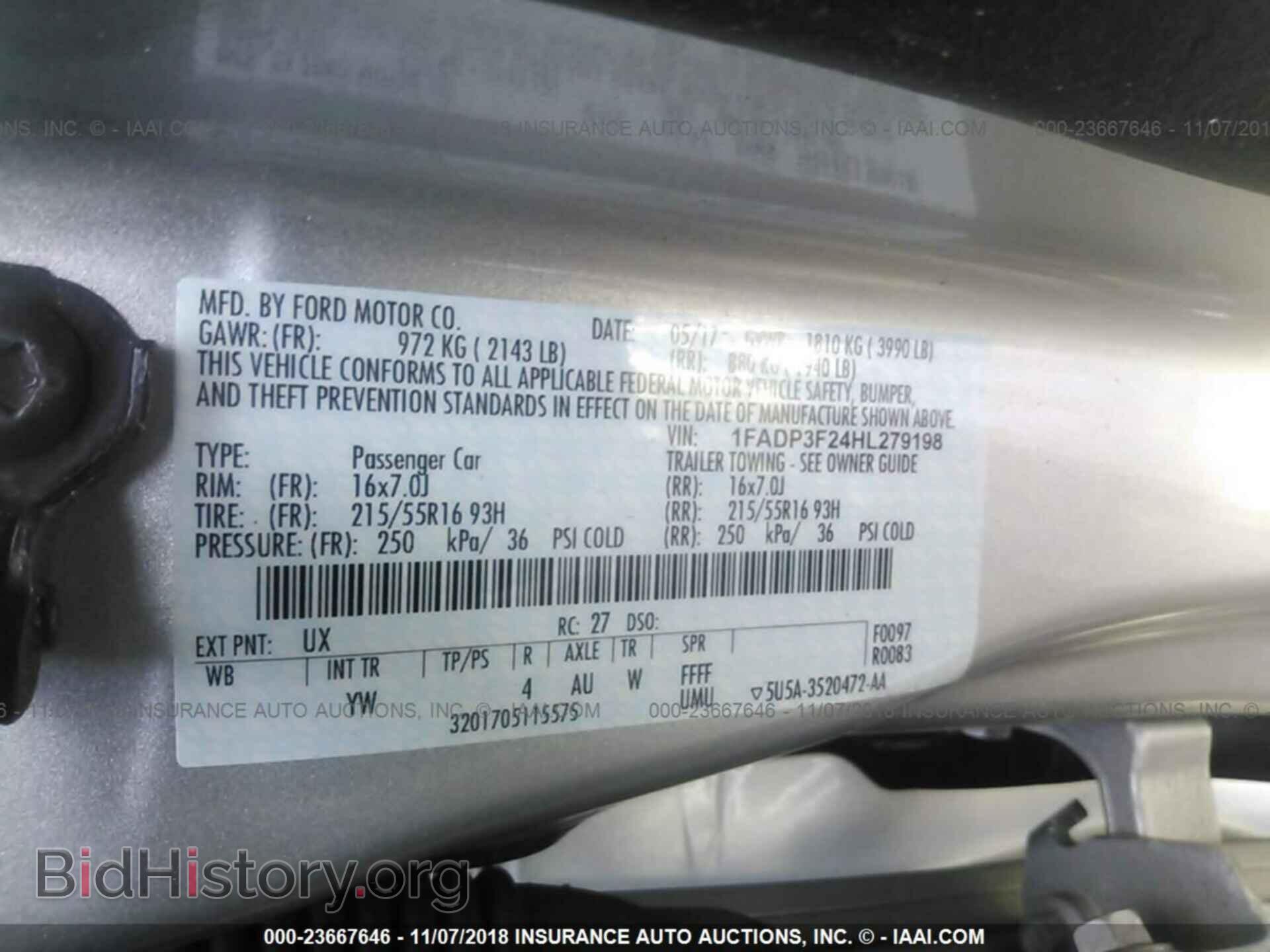 2017 Ford Focus - VIN: 1FADP3F24HL279198 - Фото 9