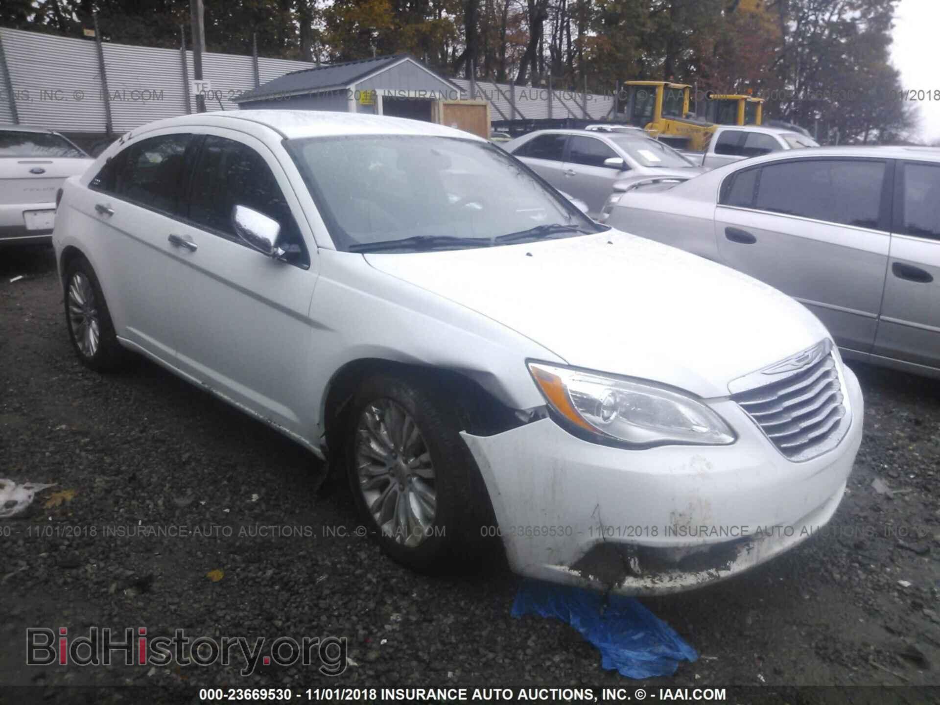 Фотография 1C3CCBCBXCN263864 - CHRYSLER 200 2012