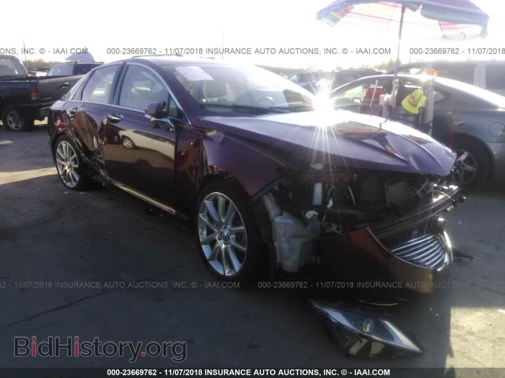 Photo 3LN6L2J97ER801666 - LINCOLN MKZ 2014