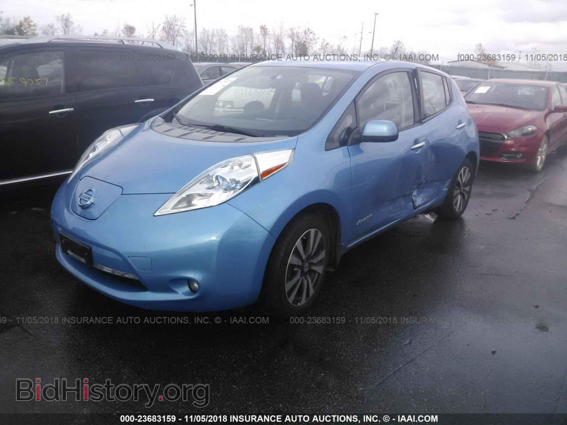 2014 NISSAN LEAF - VIN: 1N4AZ0CP3EC337034 - Фото 2