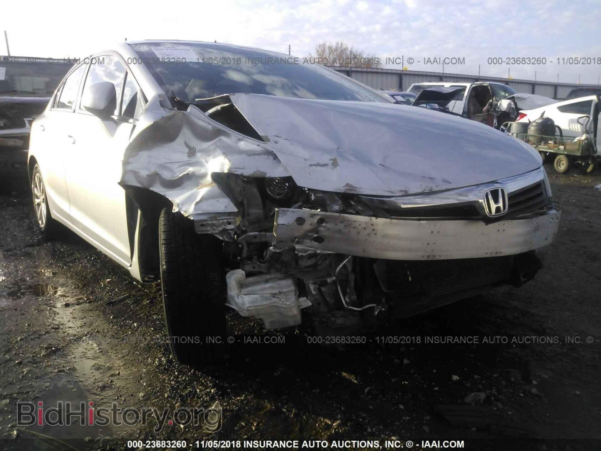 2012 Honda Civic - VIN: 2HGFB2F9XCH528197 - Фото 6