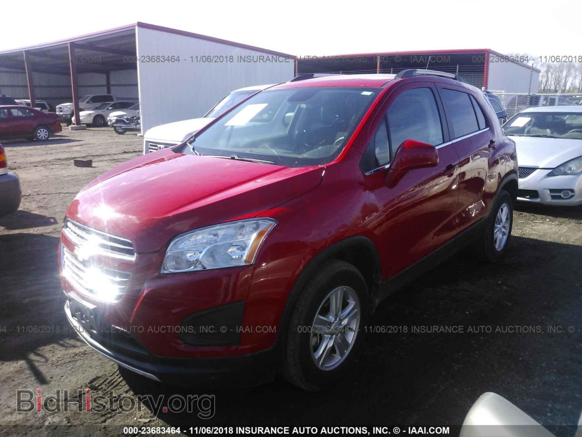 2016 CHEVROLET TRAX - VIN: KL7CJPSB9GB693499 - Фото 2
