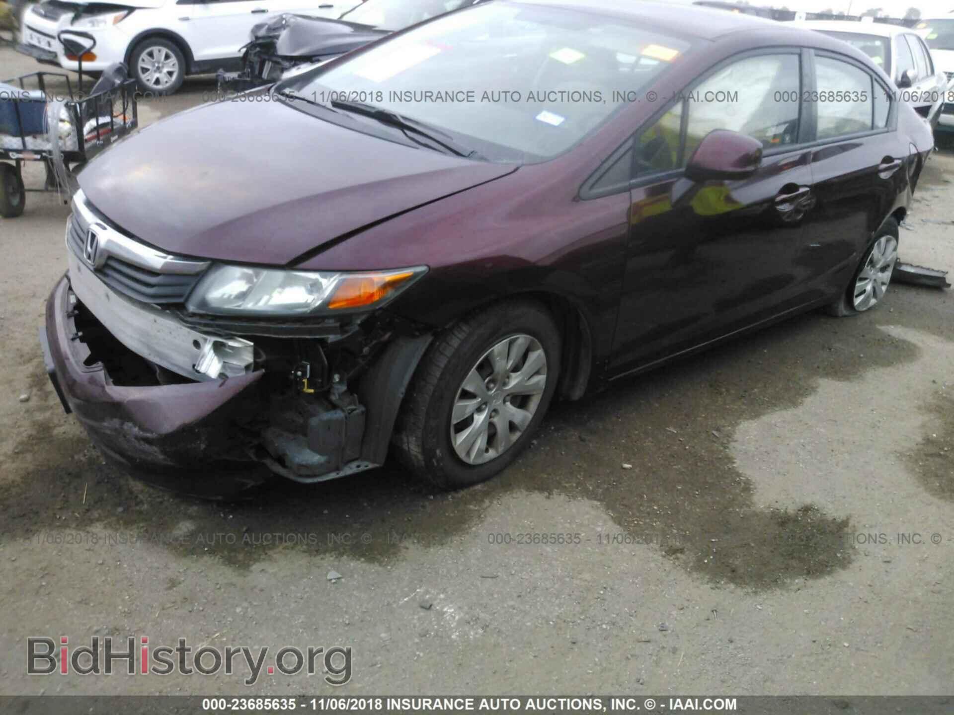 2012 Honda Civic - VIN: 19XFB2F59CE385329 - Photo 2