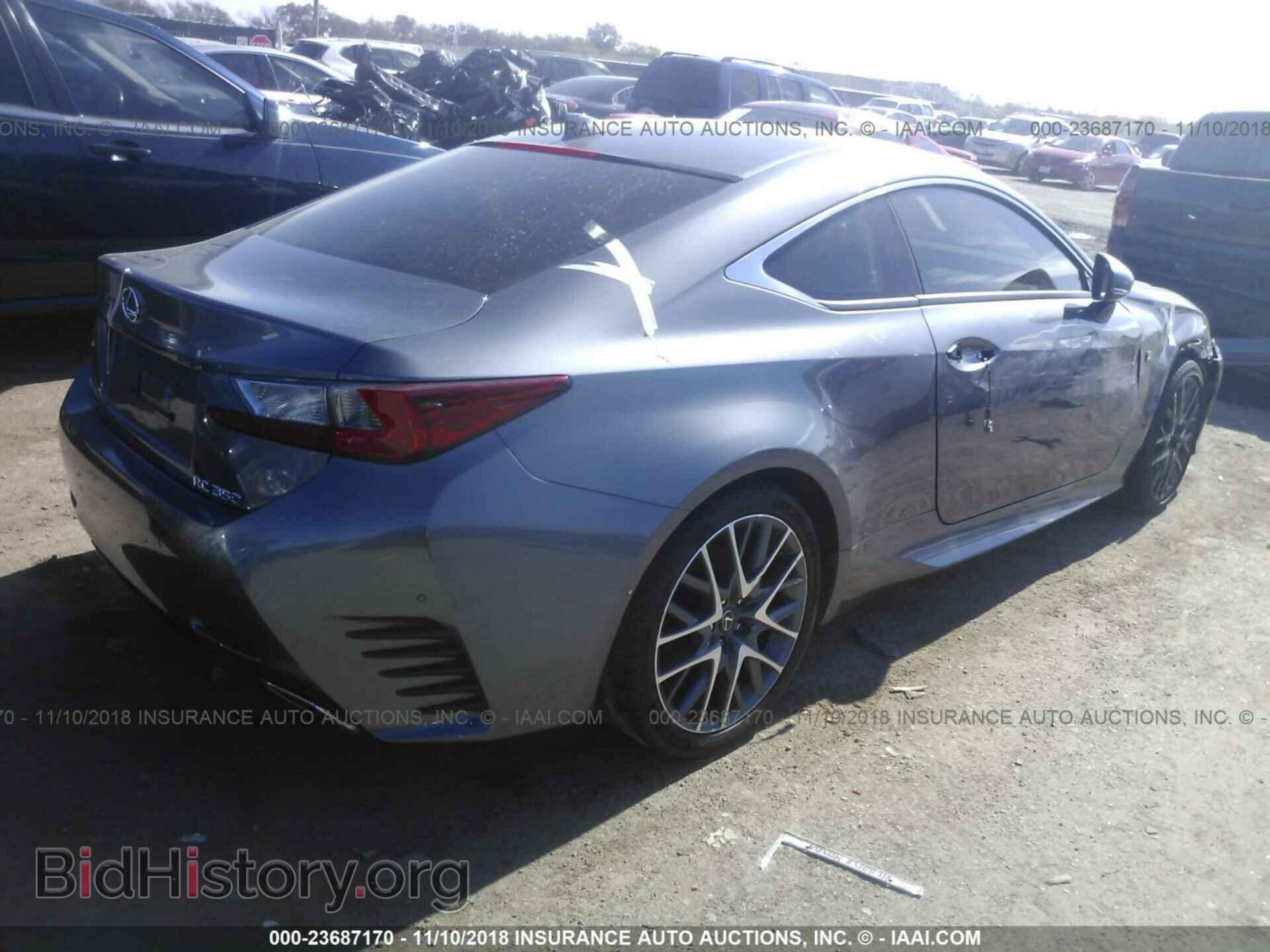 2016 LEXUS RC - VIN: JTHHE5BC1G5014543 - Фото 4