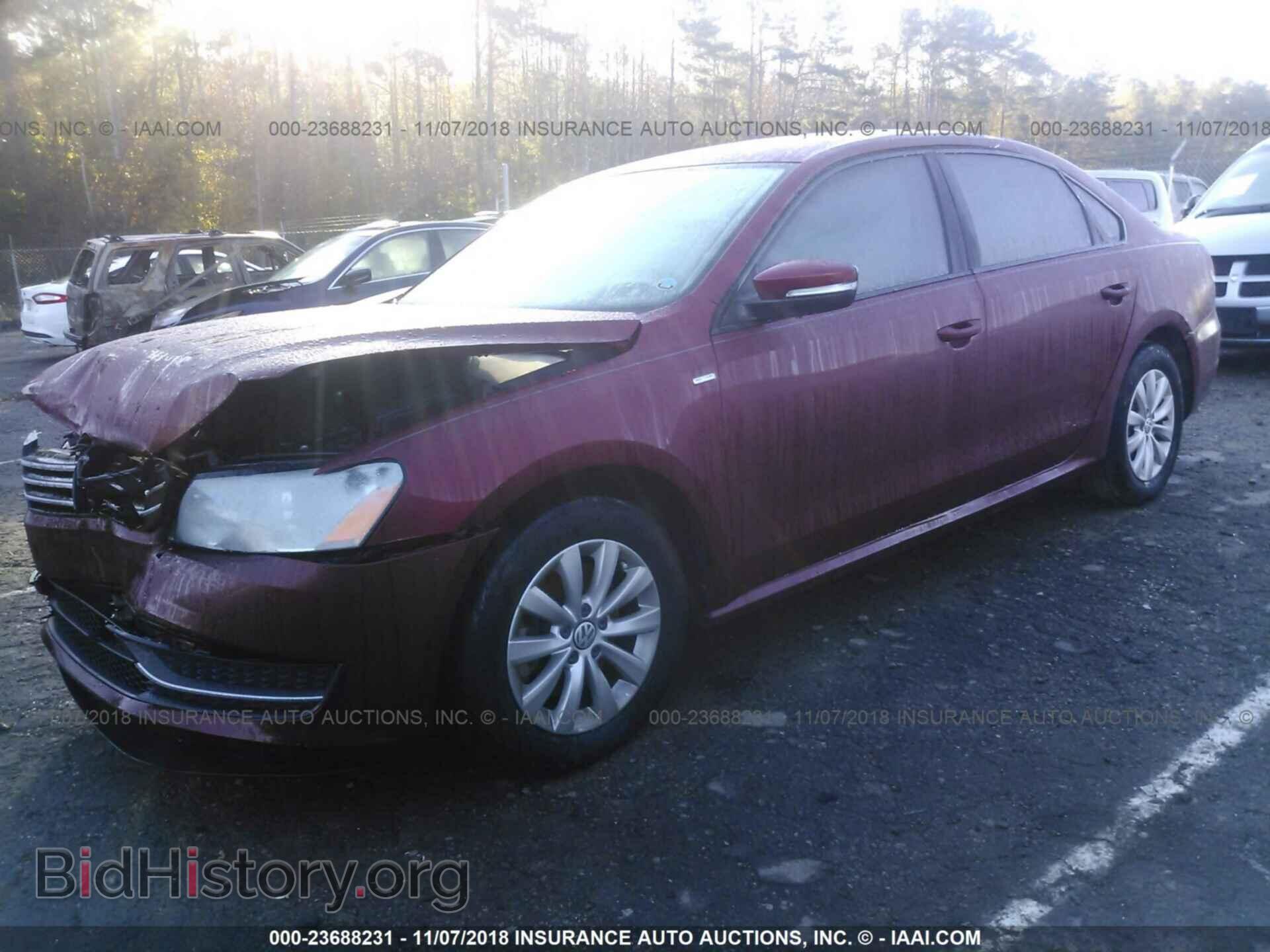 2015 VOLKSWAGEN PASSAT - VIN: 1VWAT7A38FC006937 - Фото 2