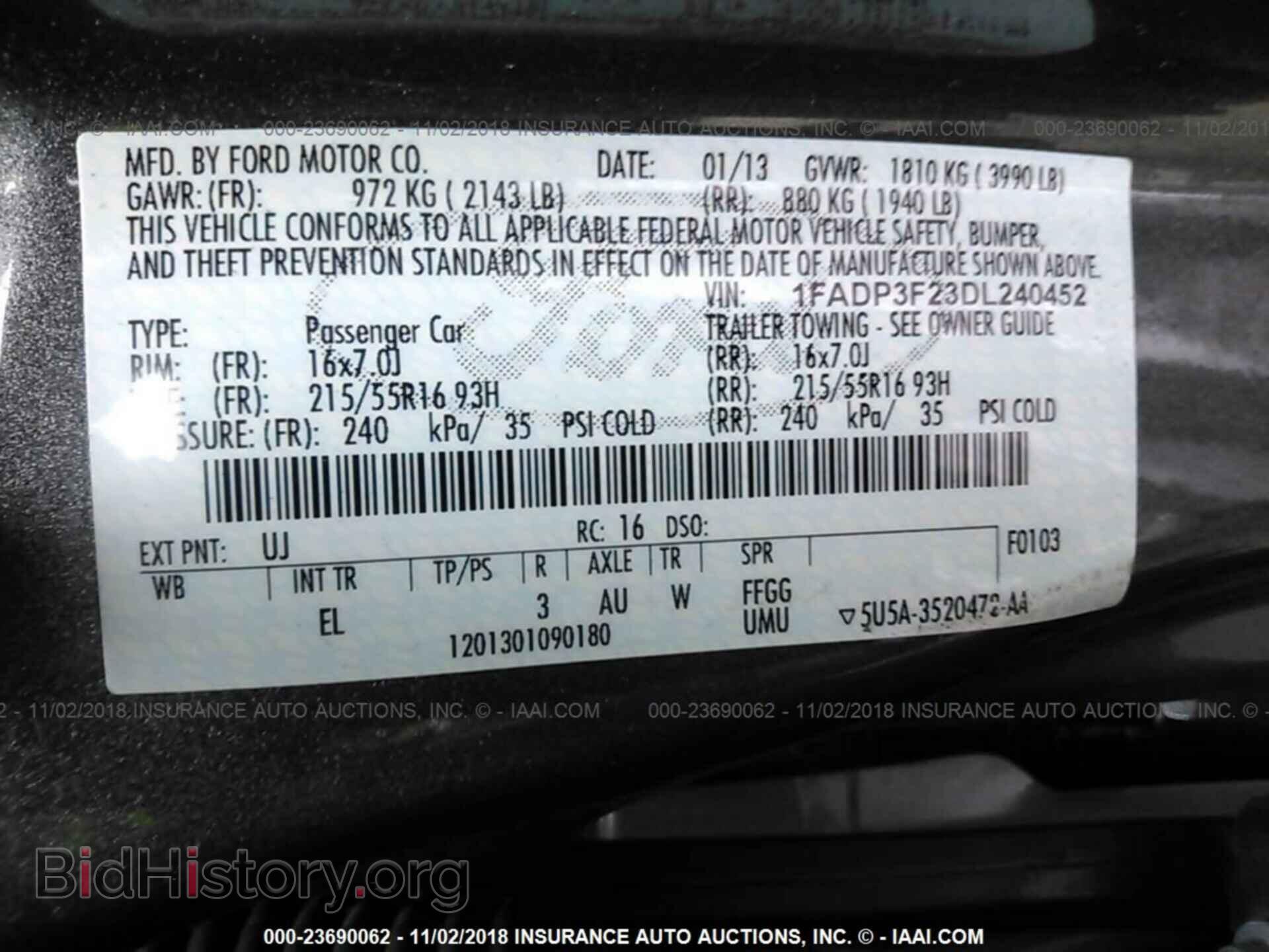 2013 Ford Focus - VIN: 1FADP3F23DL240452 - Photo 9