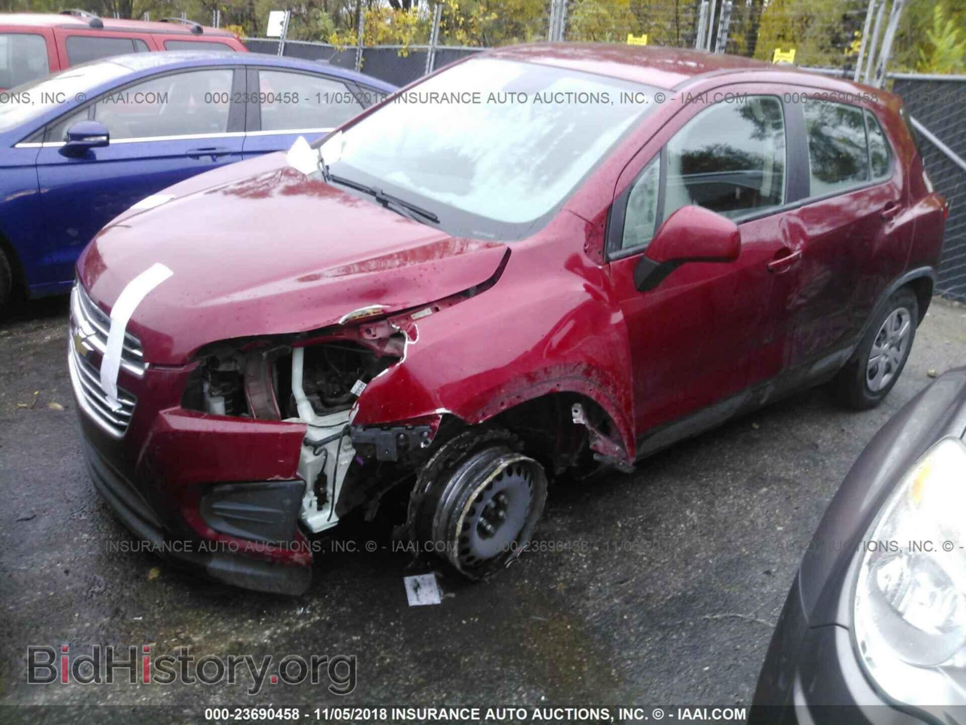 2015 CHEVROLET TRAX - VIN: KL7CJKSB4FB263221 - Фото 2