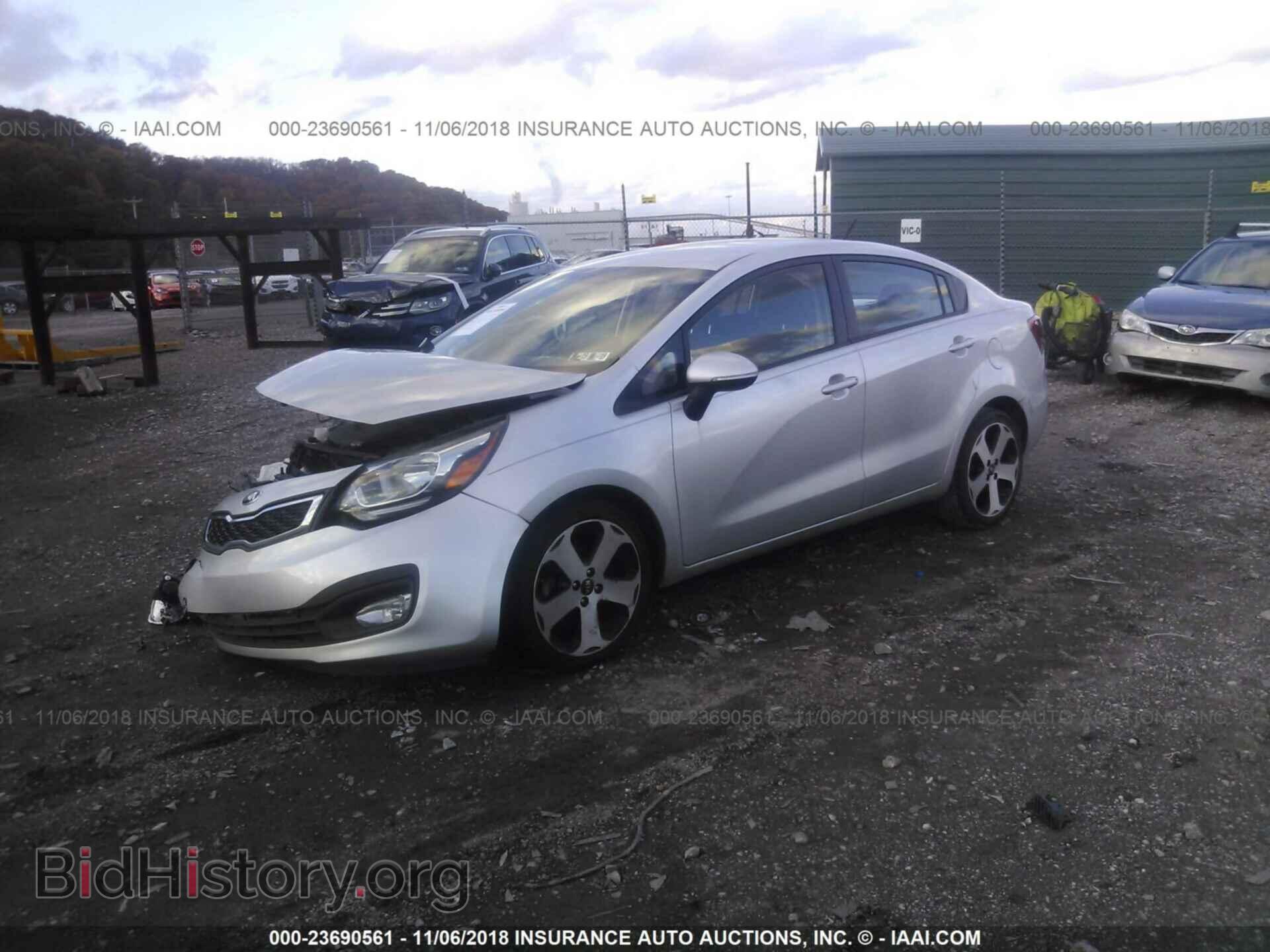 2013 KIA RIO - VIN: KNADN4A36D6150634 - Фото 2