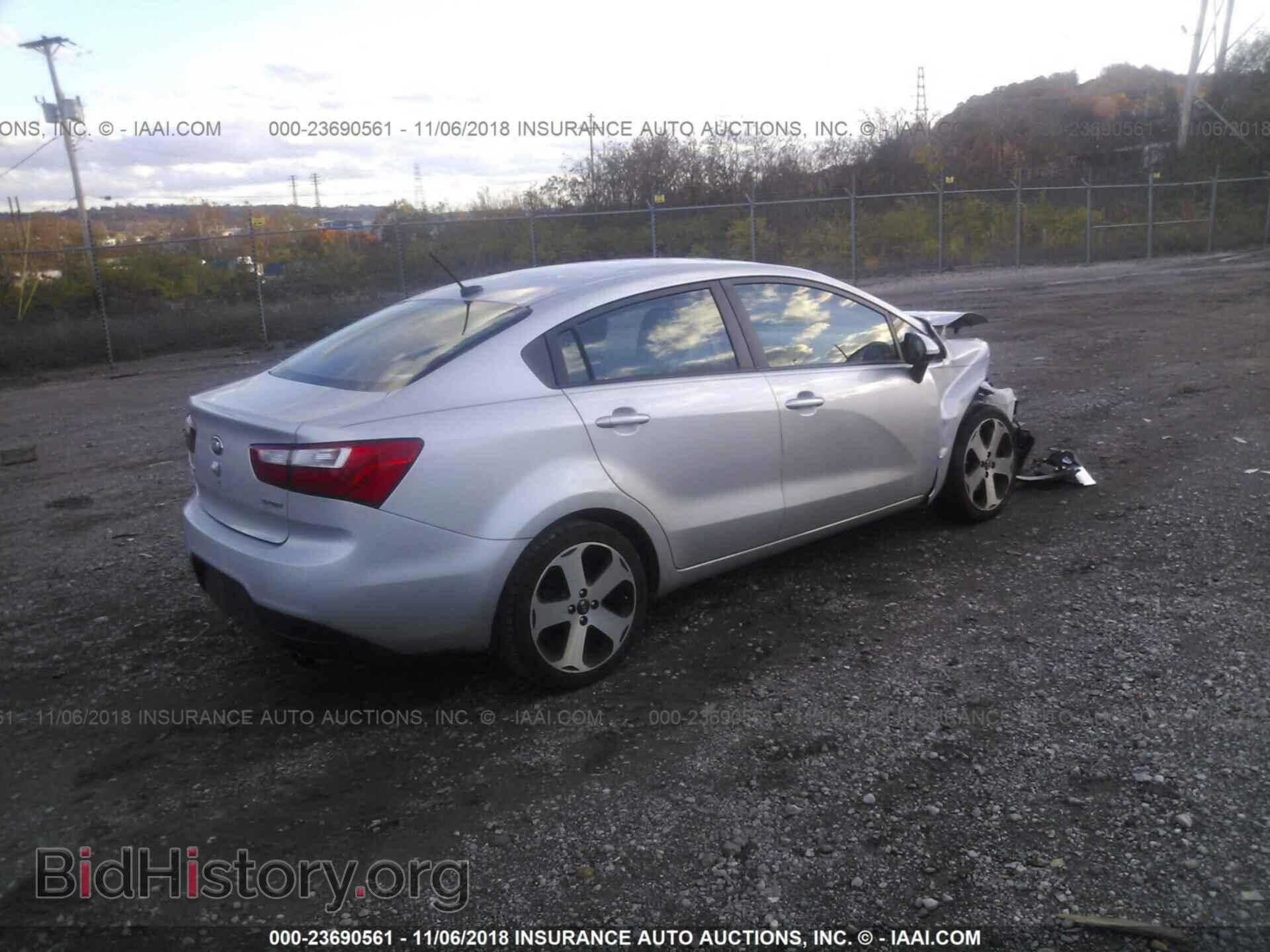 2013 KIA RIO - VIN: KNADN4A36D6150634 - Фото 4