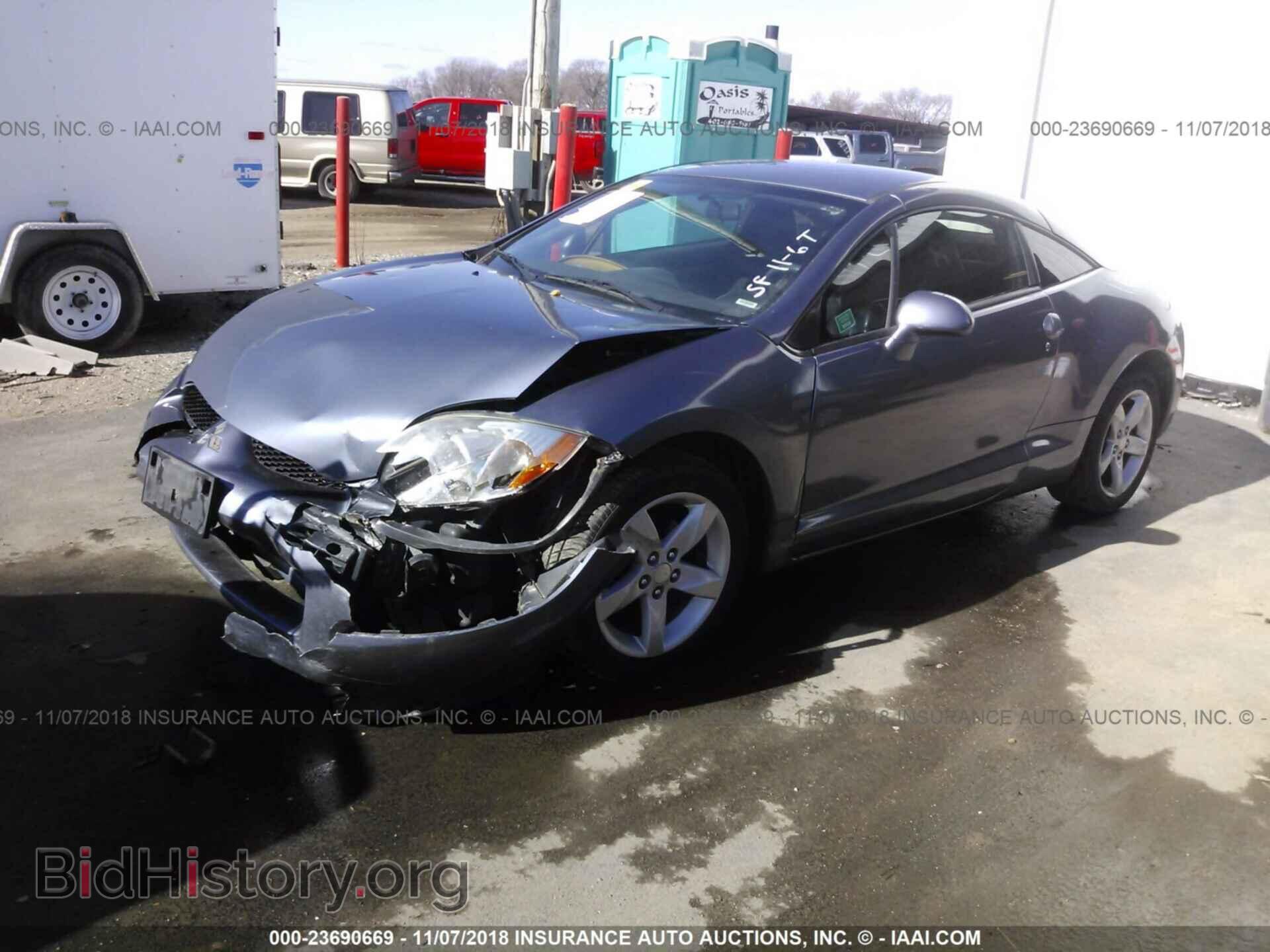 2007 MITSUBISHI ECLIPSE - VIN: 4A3AK24F07E068723 - Photo 2