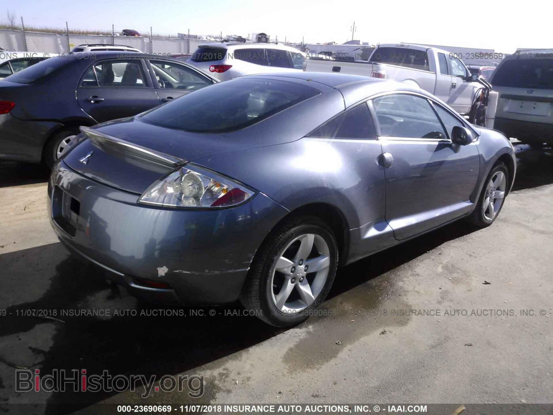 2007 MITSUBISHI ECLIPSE - VIN: 4A3AK24F07E068723 - Photo 4