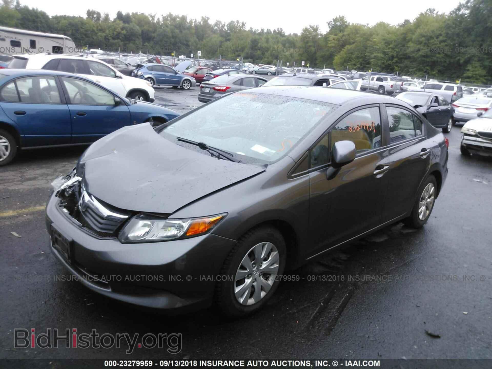 2012 HONDA CIVIC - VIN: 2HGFB2F51CH600532 - Фото 2