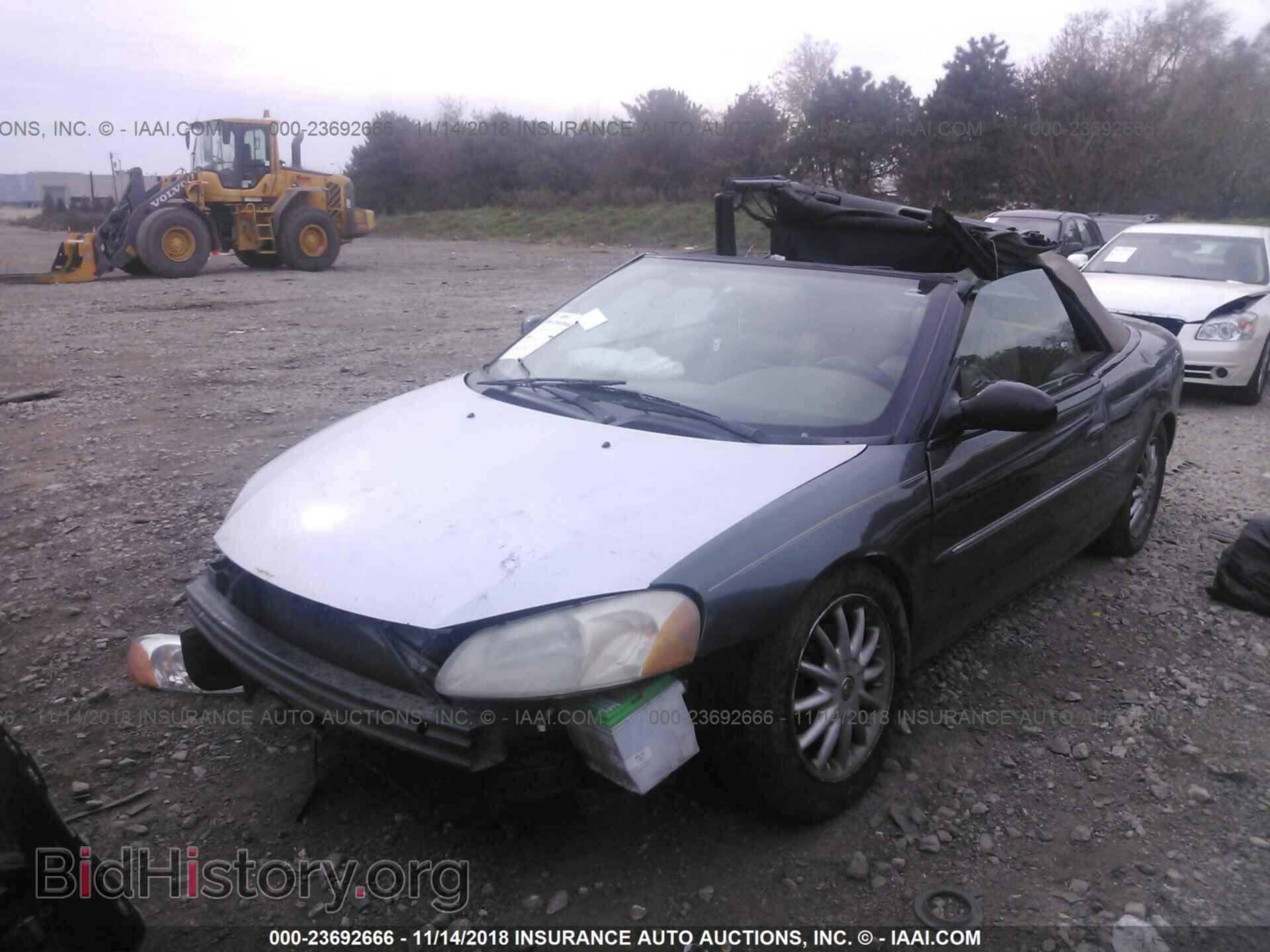 2002 CHRYSLER SEBRING - VIN: 1C3EL55R12N261777 - Фото 2
