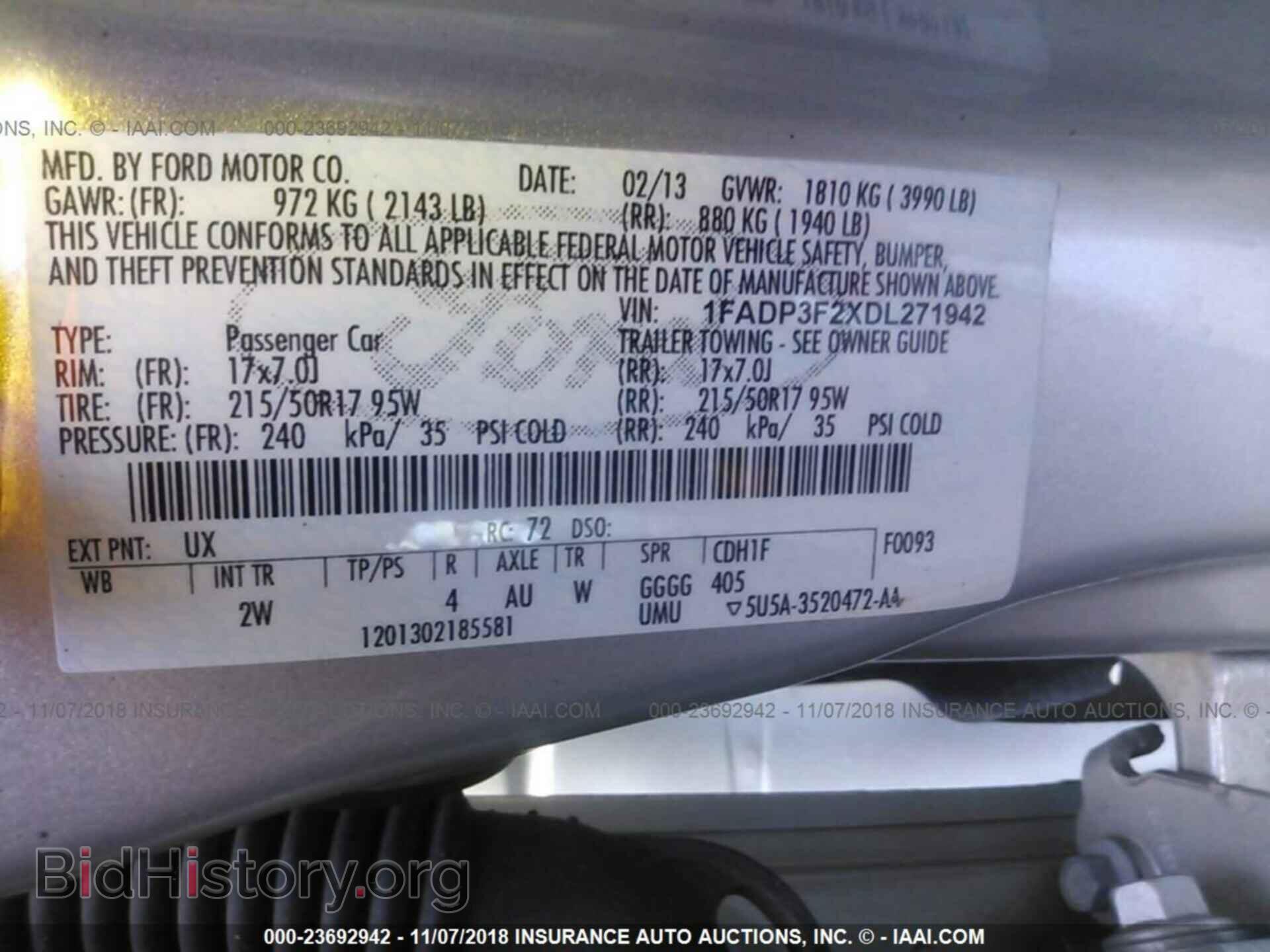 2013 Ford Focus - VIN: 1FADP3F2XDL271942 - Photo 9
