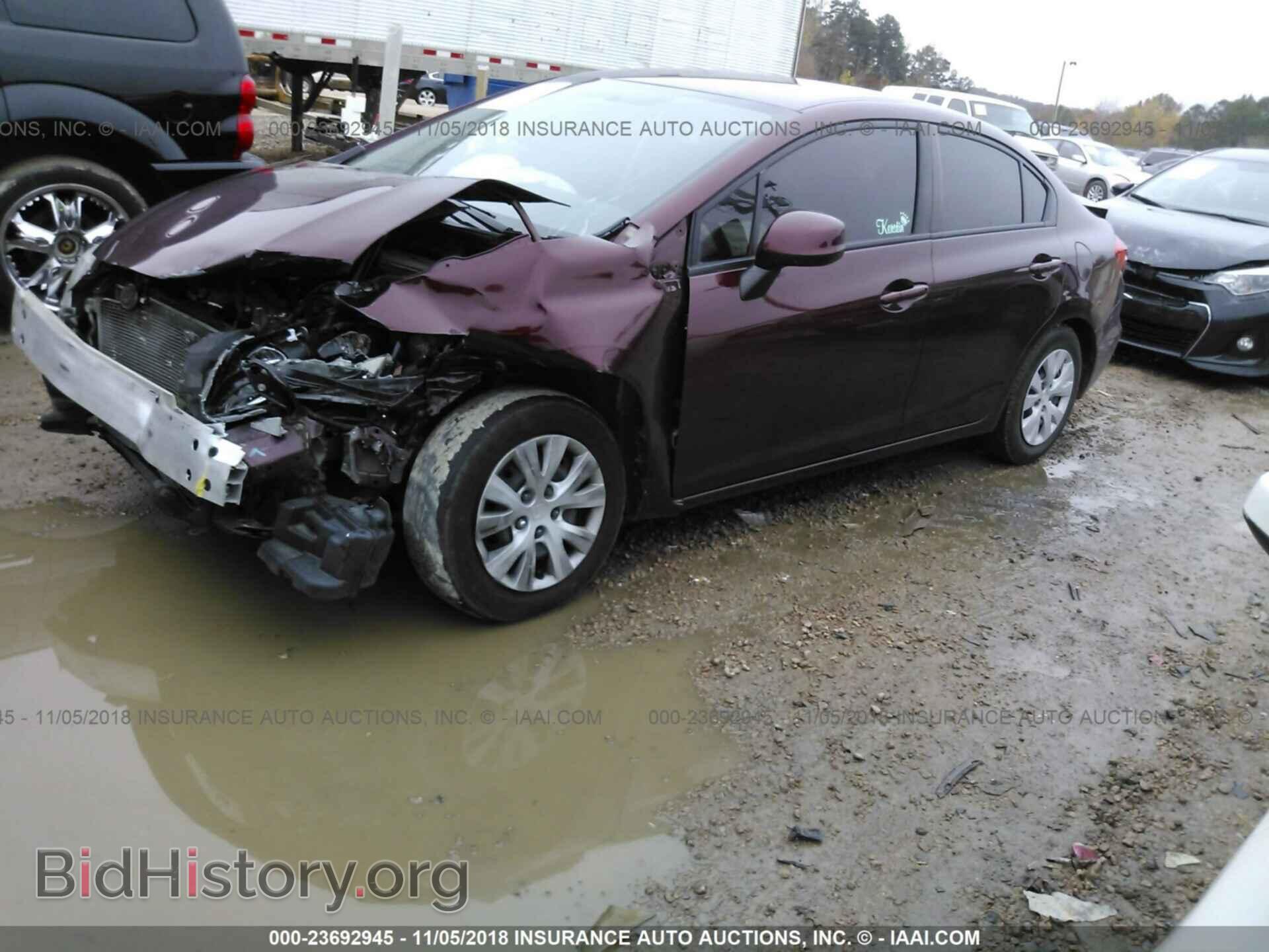 2012 HONDA CIVIC - VIN: 19XFB2F52CE377119 - Фото 2