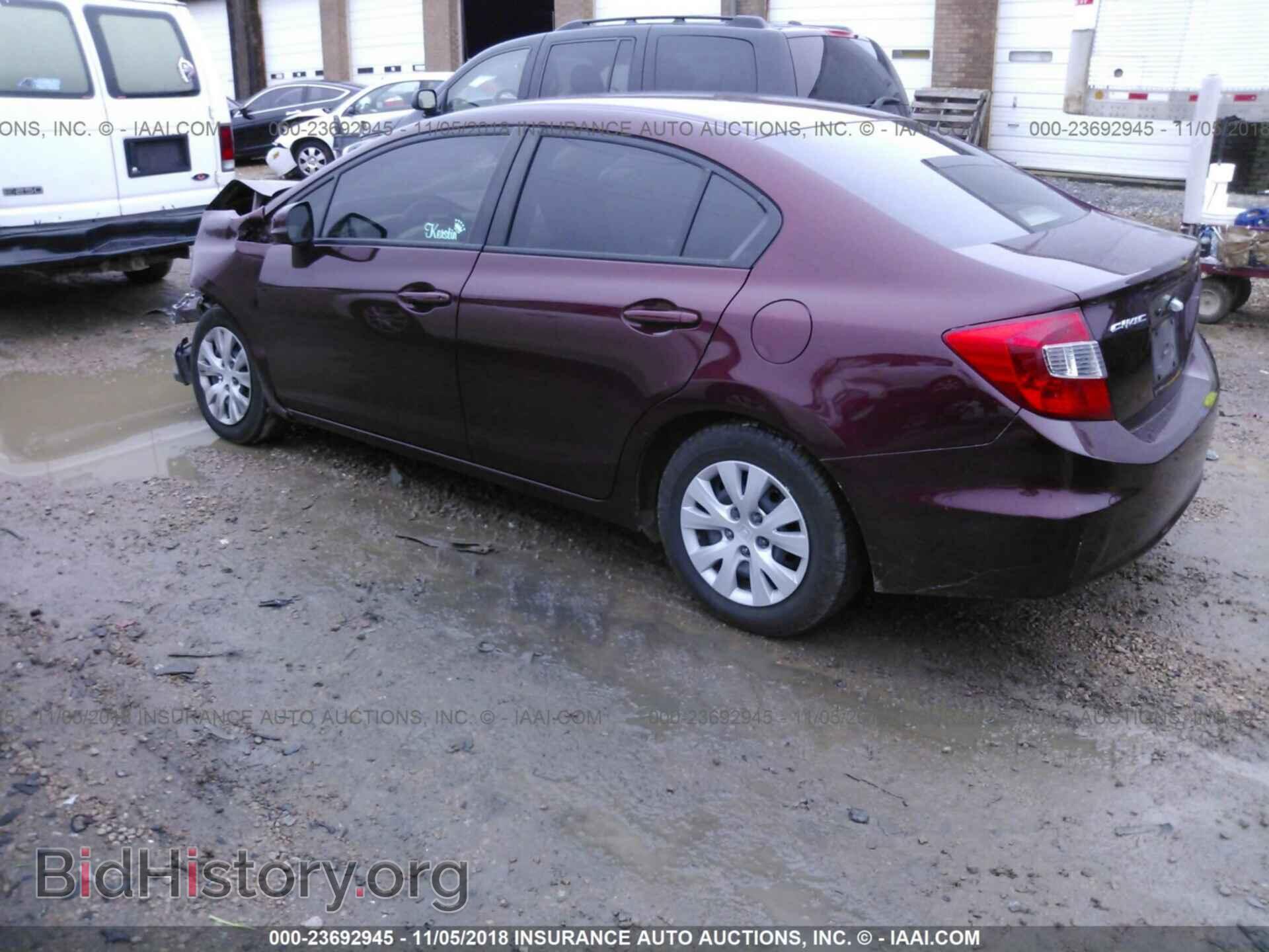 2012 HONDA CIVIC - VIN: 19XFB2F52CE377119 - Фото 3
