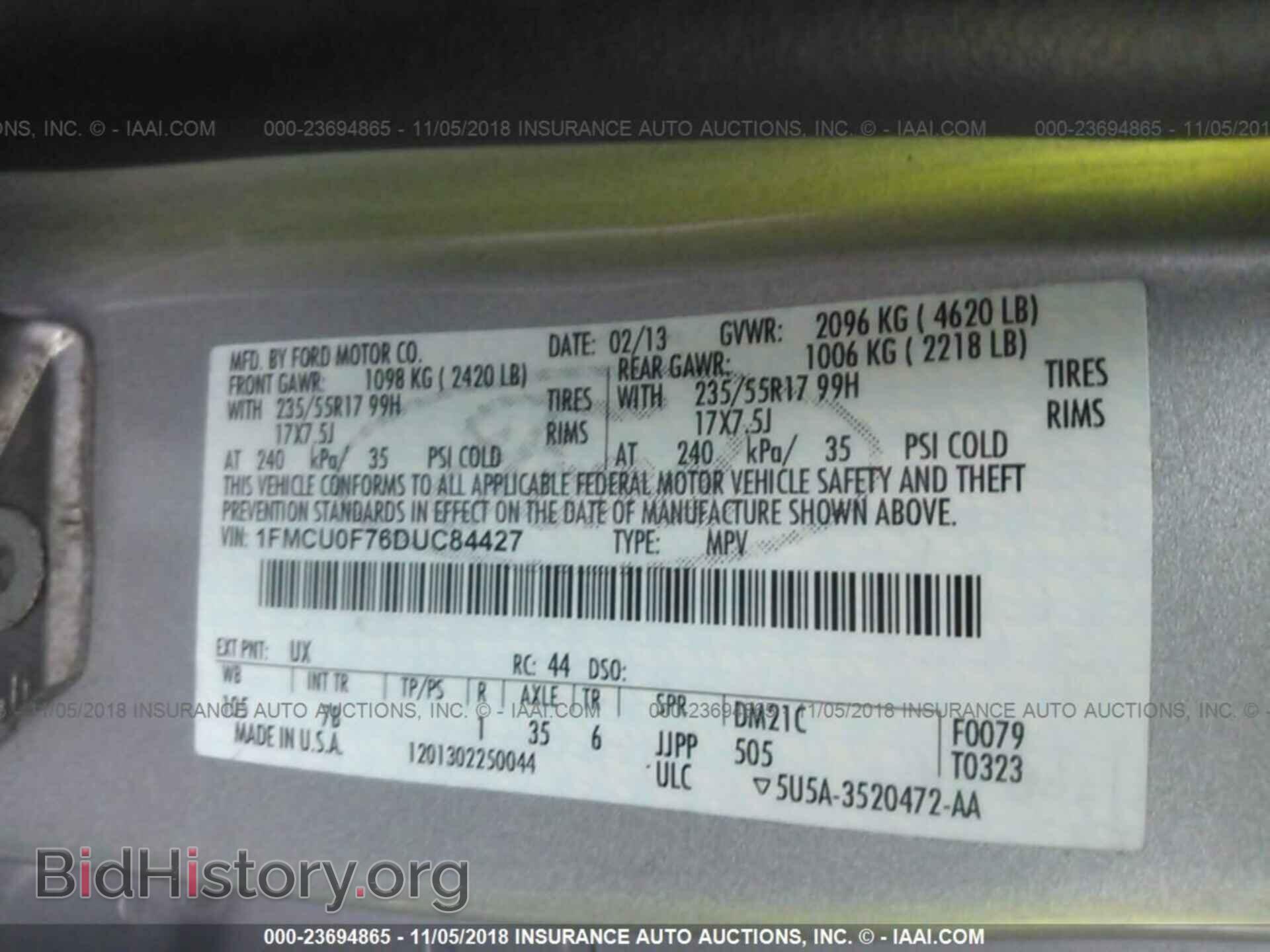 2013 Ford Escape - VIN: 1FMCU0F76DUC84427 - Photo 9