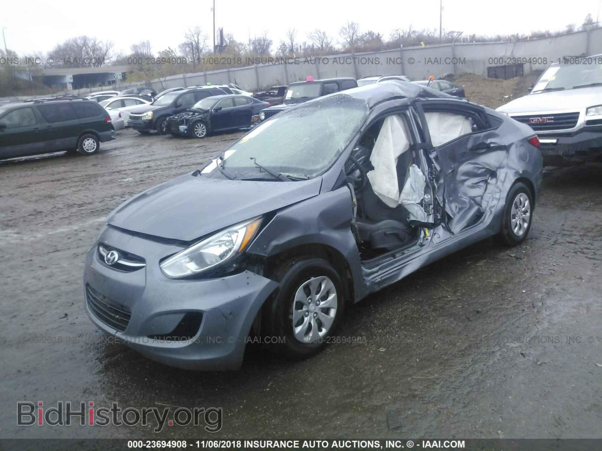 2016 HYUNDAI ACCENT - VIN: KMHCT4AE6GU081901 - Фото 2