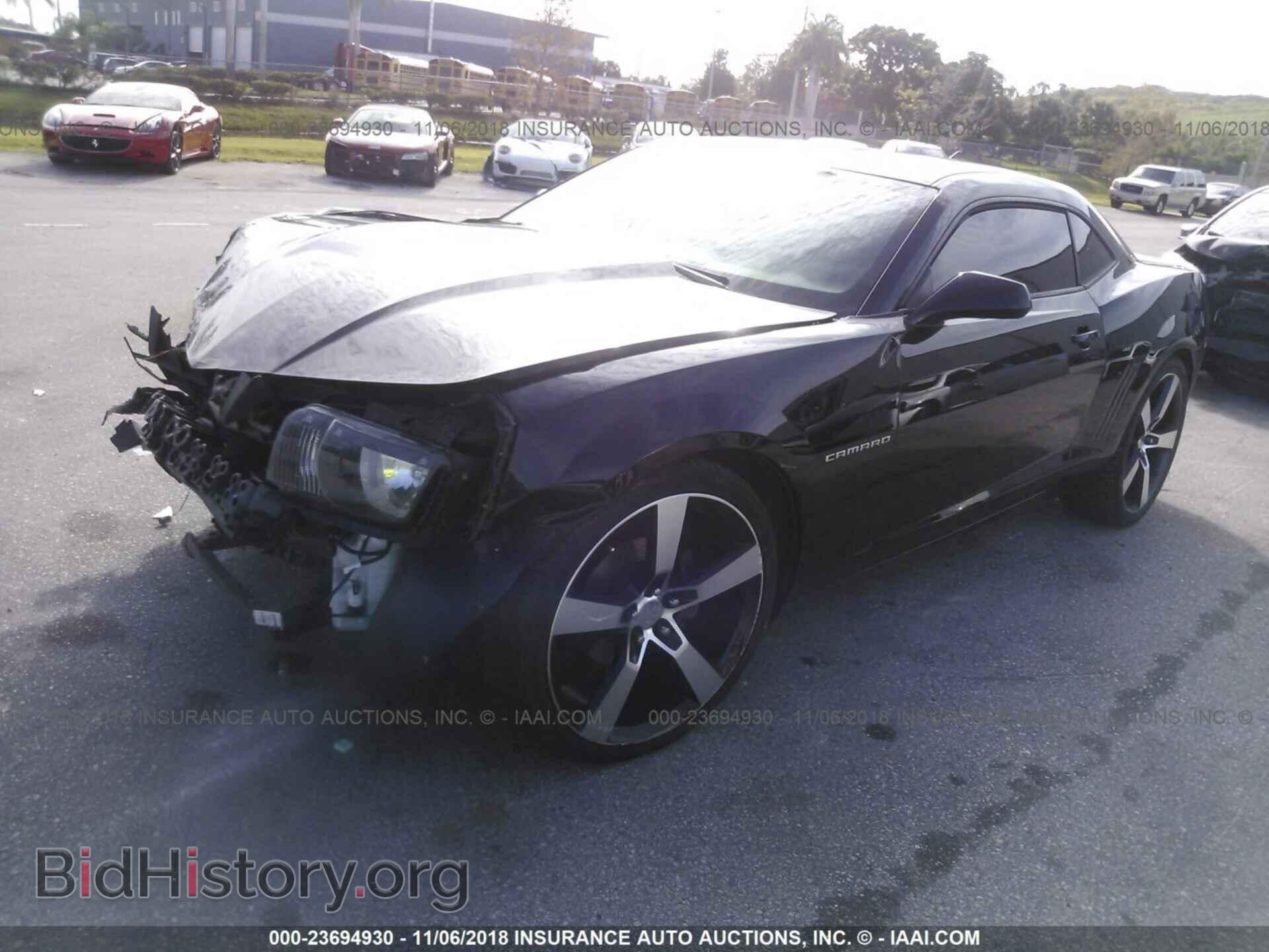 2013 CHEVROLET CAMARO - VIN: 2G1FA1E36D9124214 - Фото 2