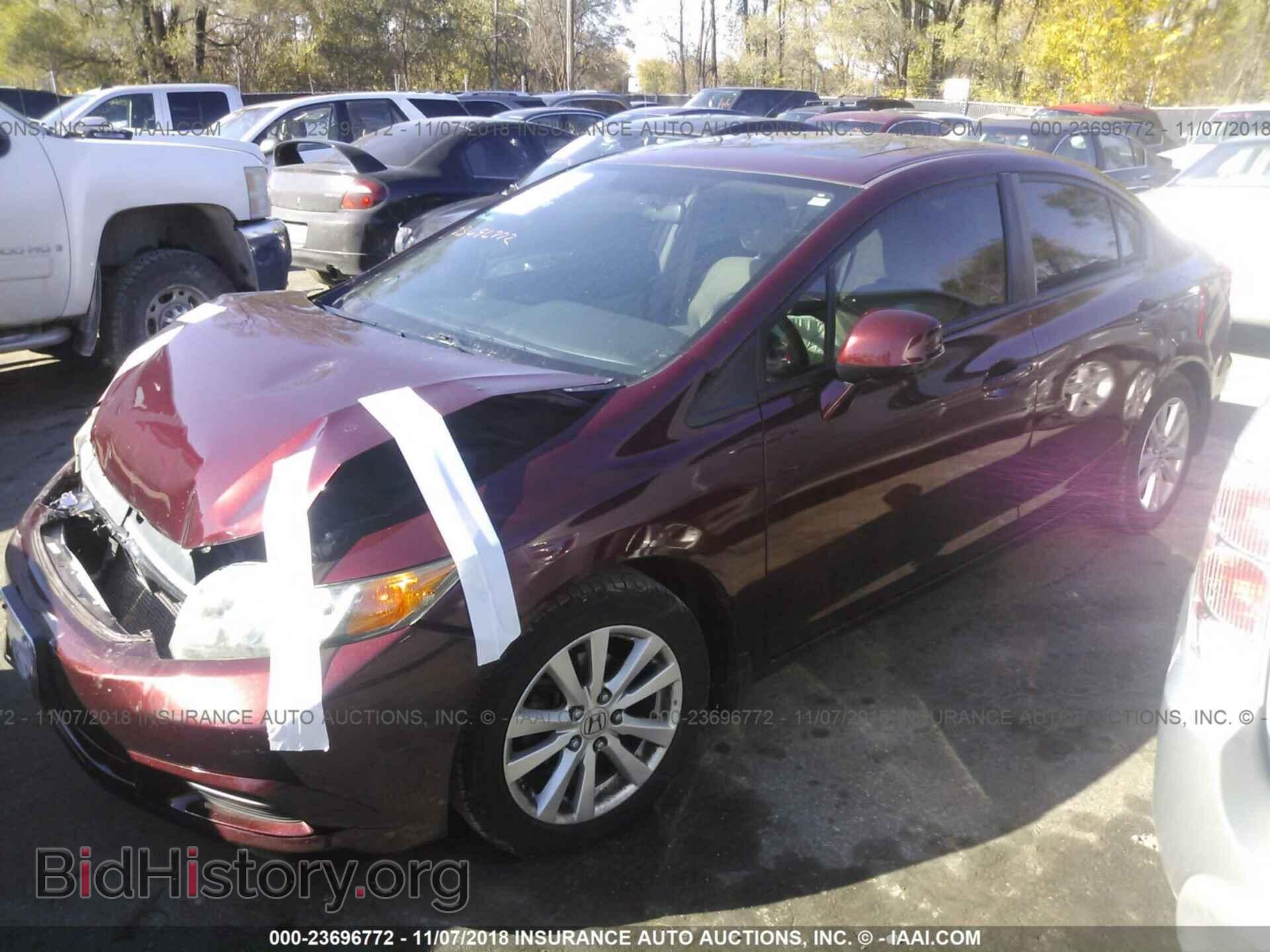 2012 HONDA CIVIC - VIN: 2HGFB2F80CH606235 - Photo 2