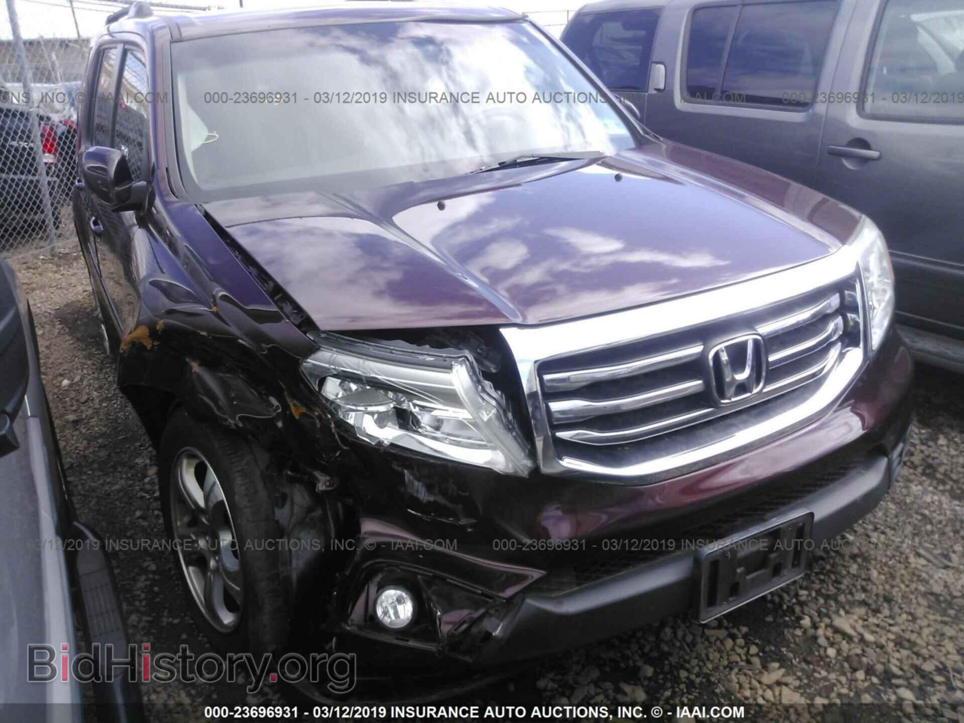Фотография 5FNYF4H56CB069290 - HONDA PILOT 2012