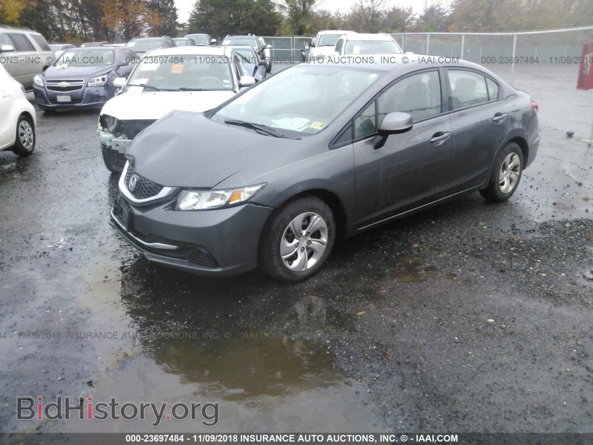 2013 HONDA CIVIC - VIN: 2HGFB2F52DH524062 - Фото 2