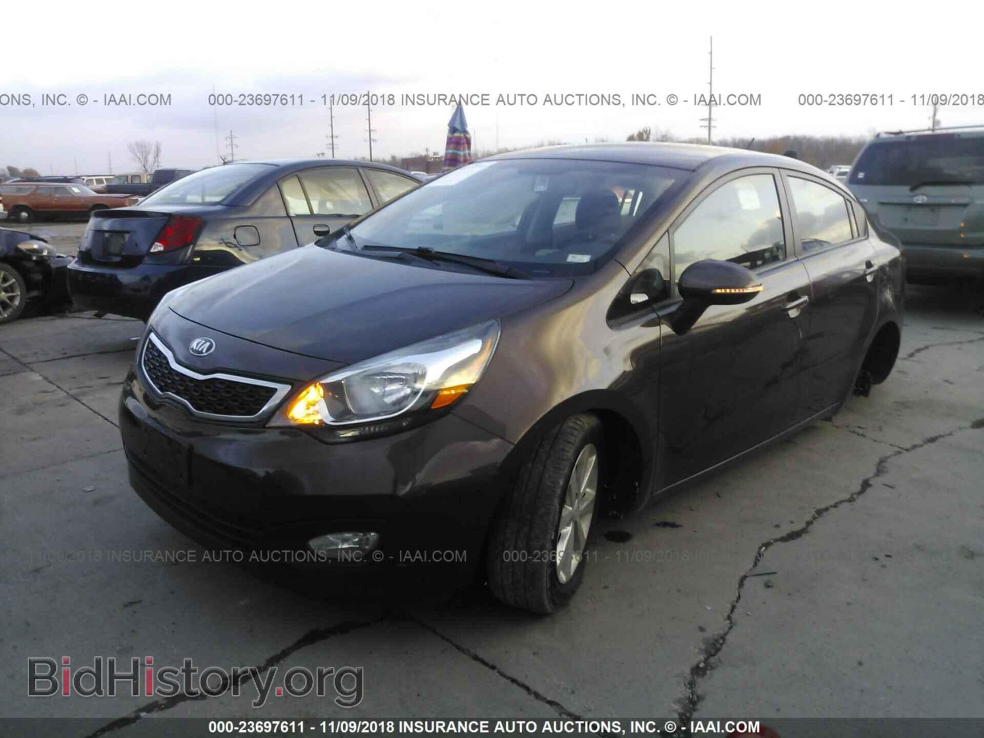 2014 KIA RIO - VIN: KNADN4A35E6362314 - Фото 2