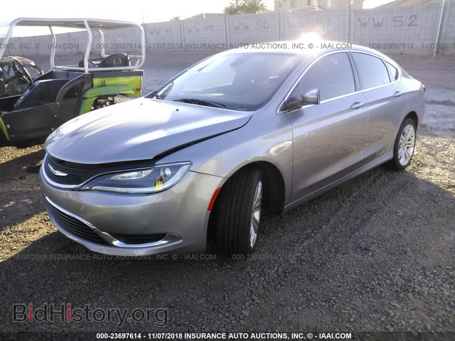 2015 Chrysler 200 - VIN: 1C3CCCAB6FN753487 - Фото 2