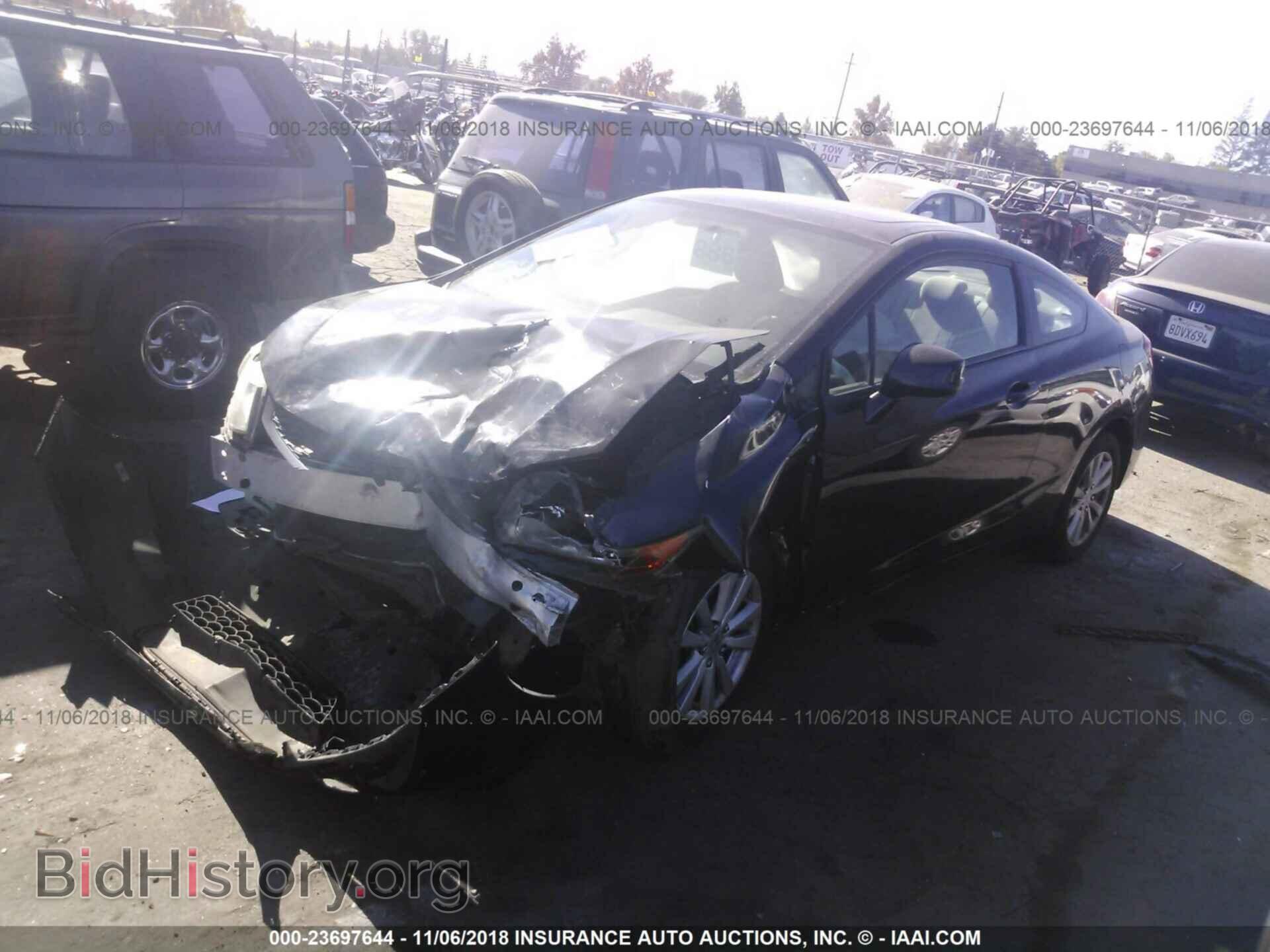 2012 Honda Civic - VIN: 2HGFG3B83CH534749 - Фото 2