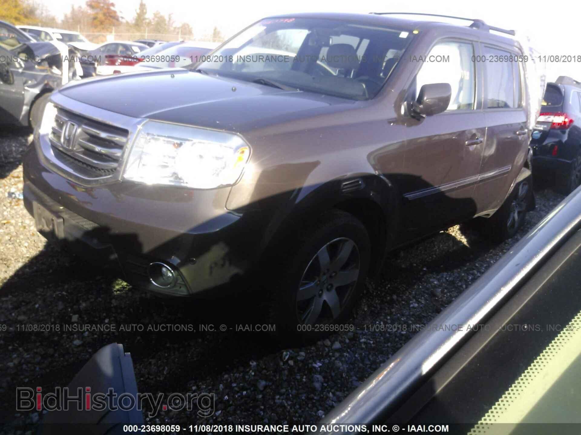 2013 Honda Pilot - VIN: 5FNYF4H98DB058697 - Фото 2