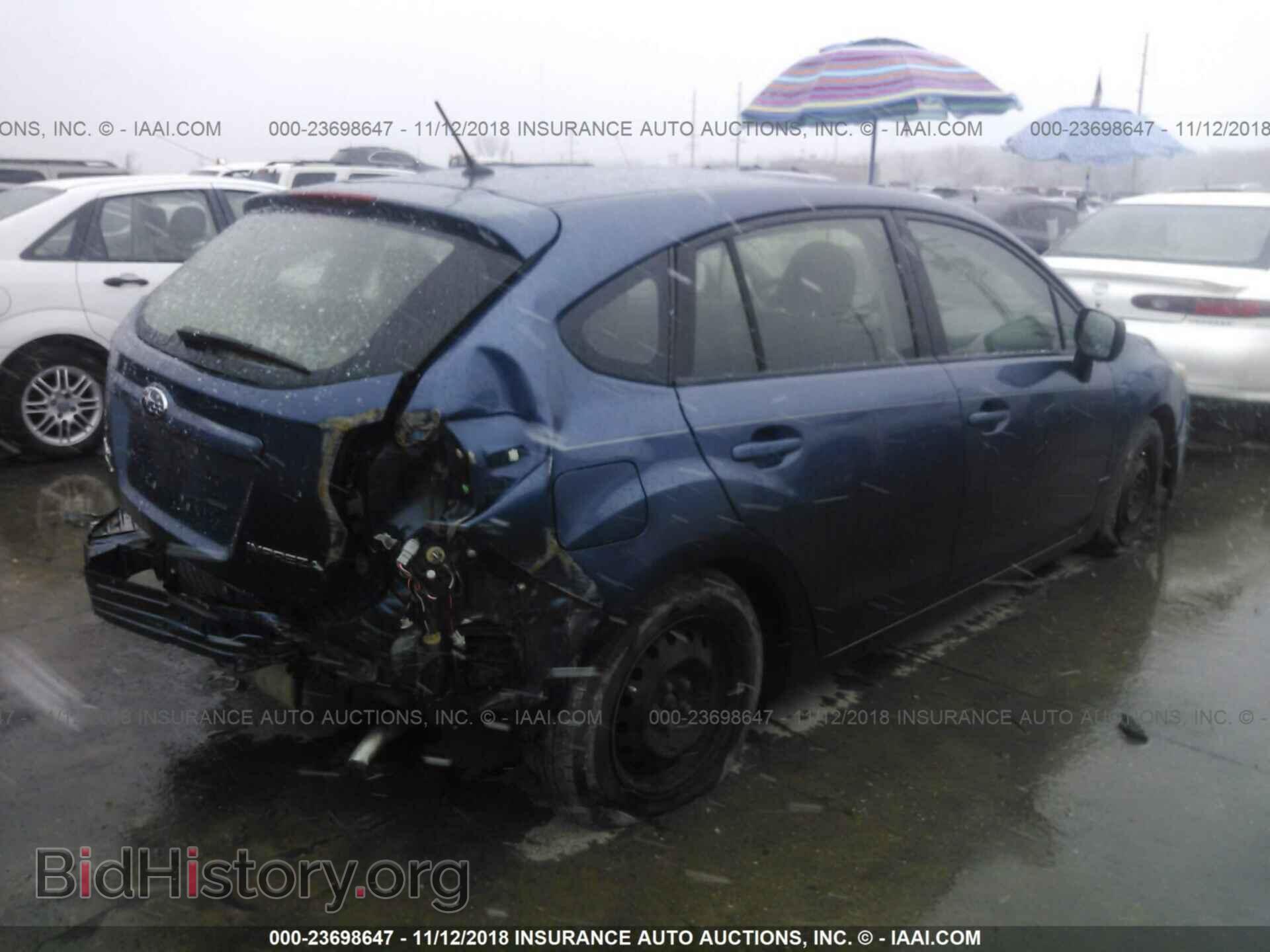 2012 SUBARU IMPREZA - VIN: JF1GPAA68CH206052 - Фото 4
