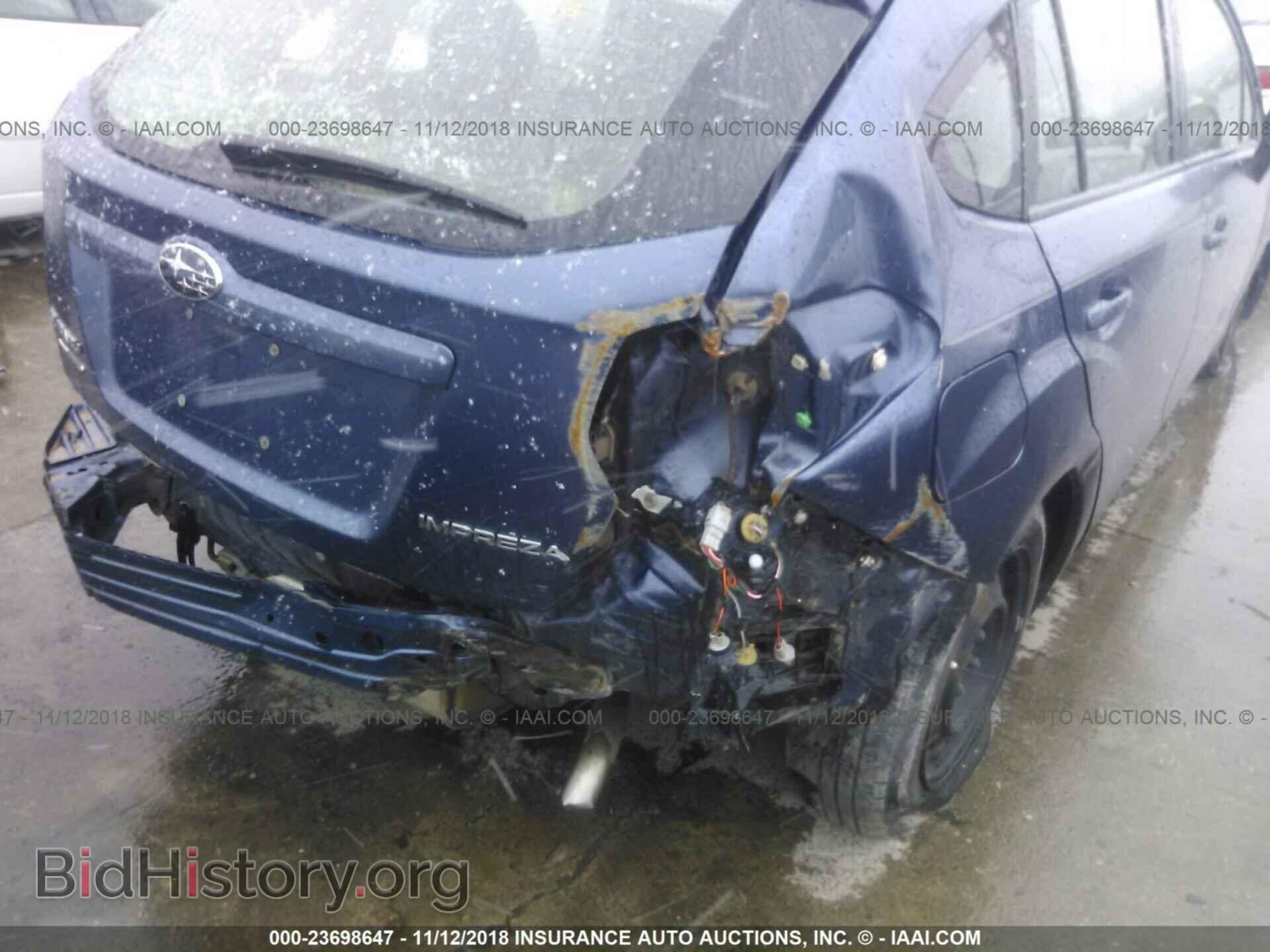2012 SUBARU IMPREZA - VIN: JF1GPAA68CH206052 - Фото 6