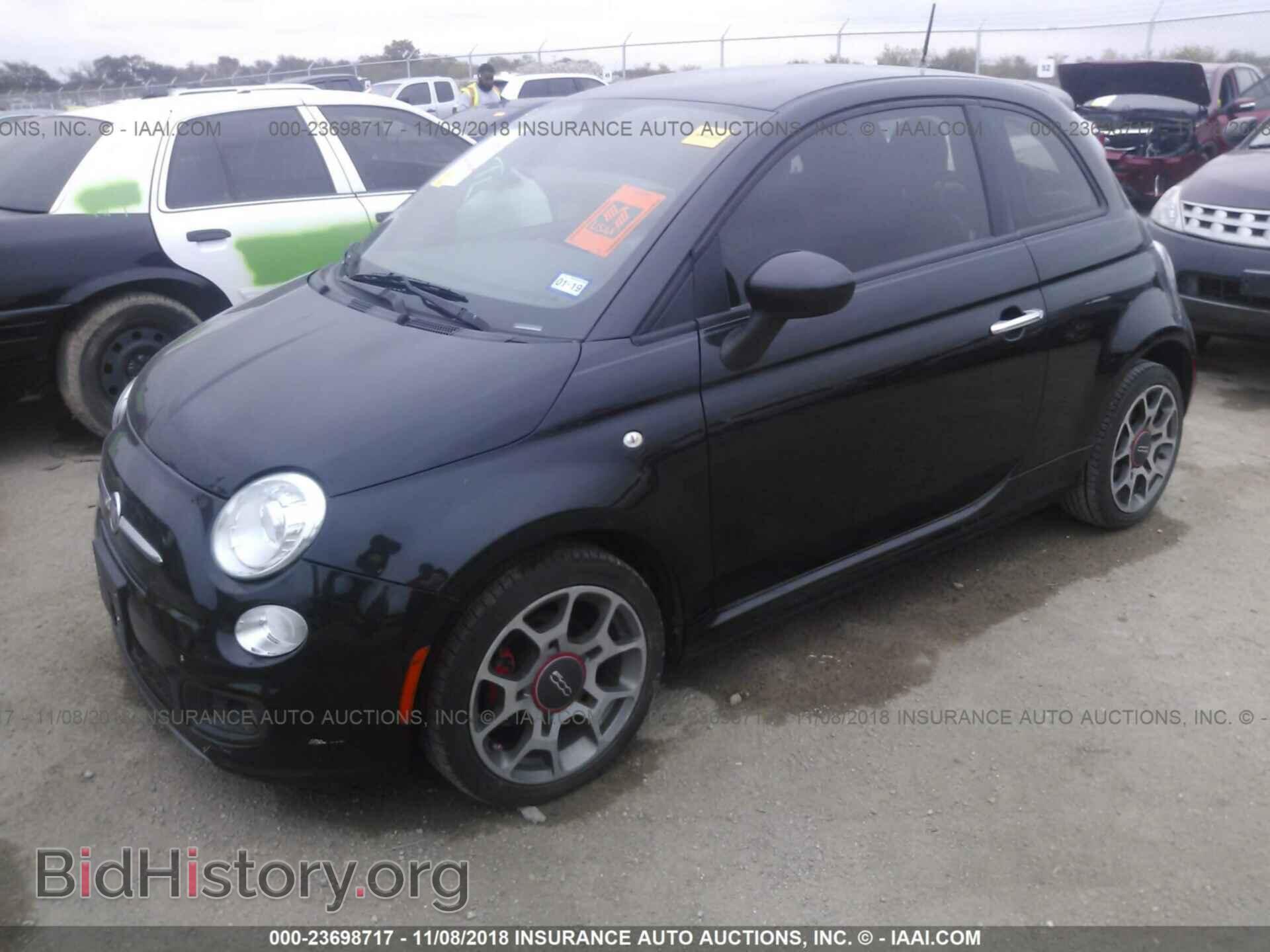 2012 Fiat 500 - VIN: 3C3CFFBR4CT321867 - Фото 2