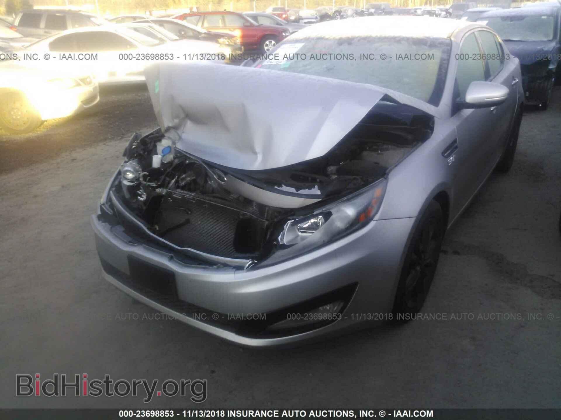 2011 Kia Optima - VIN: KNAGN4A78B5044687 - Фото 2