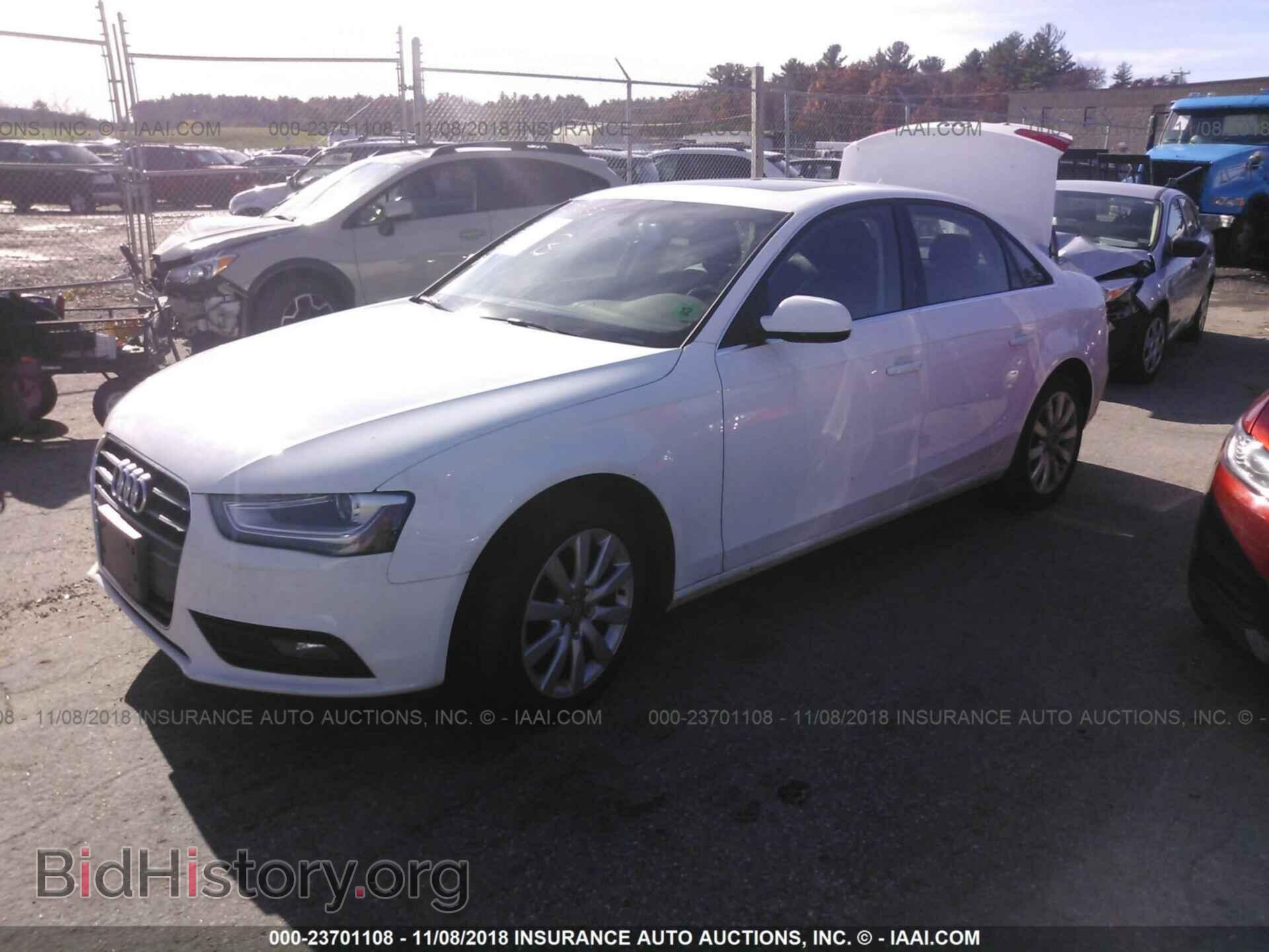 2013 AUDI A4 - VIN: WAUBFAFL9DN016380 - Photo 2