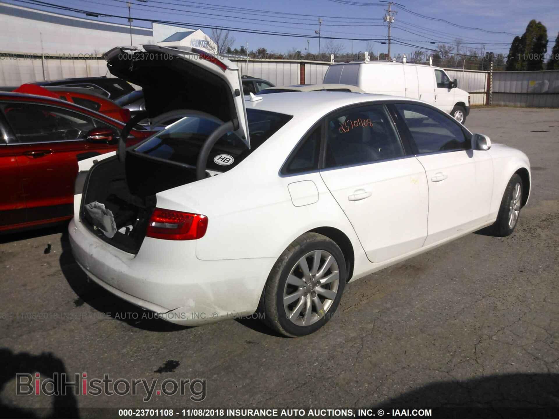 2013 AUDI A4 - VIN: WAUBFAFL9DN016380 - Photo 4