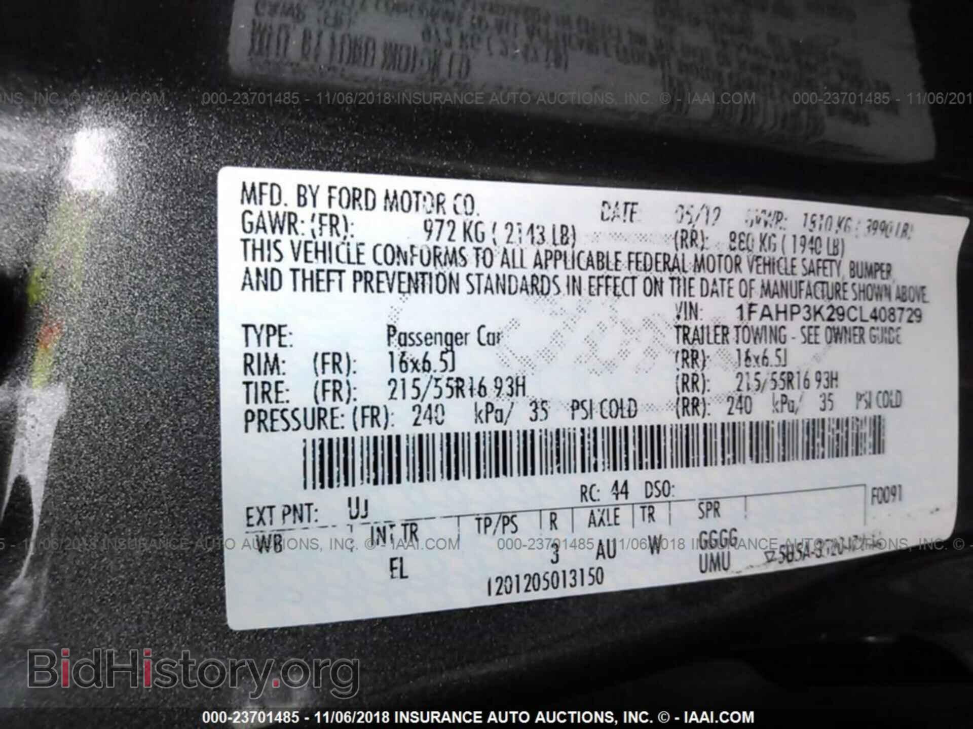 2012 Ford Focus - VIN: 1FAHP3K29CL408729 - Photo 9