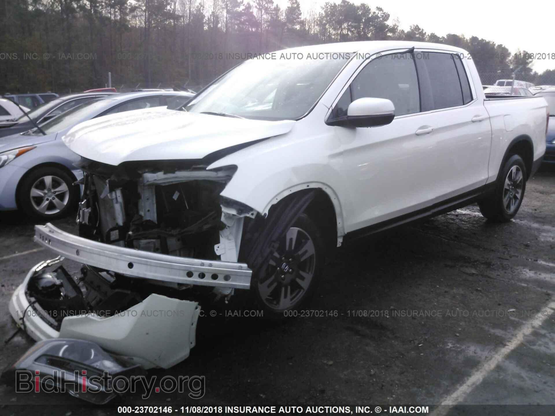2017 HONDA RIDGELINE - VIN: 5FPYK2F63HB004701 - Фото 2