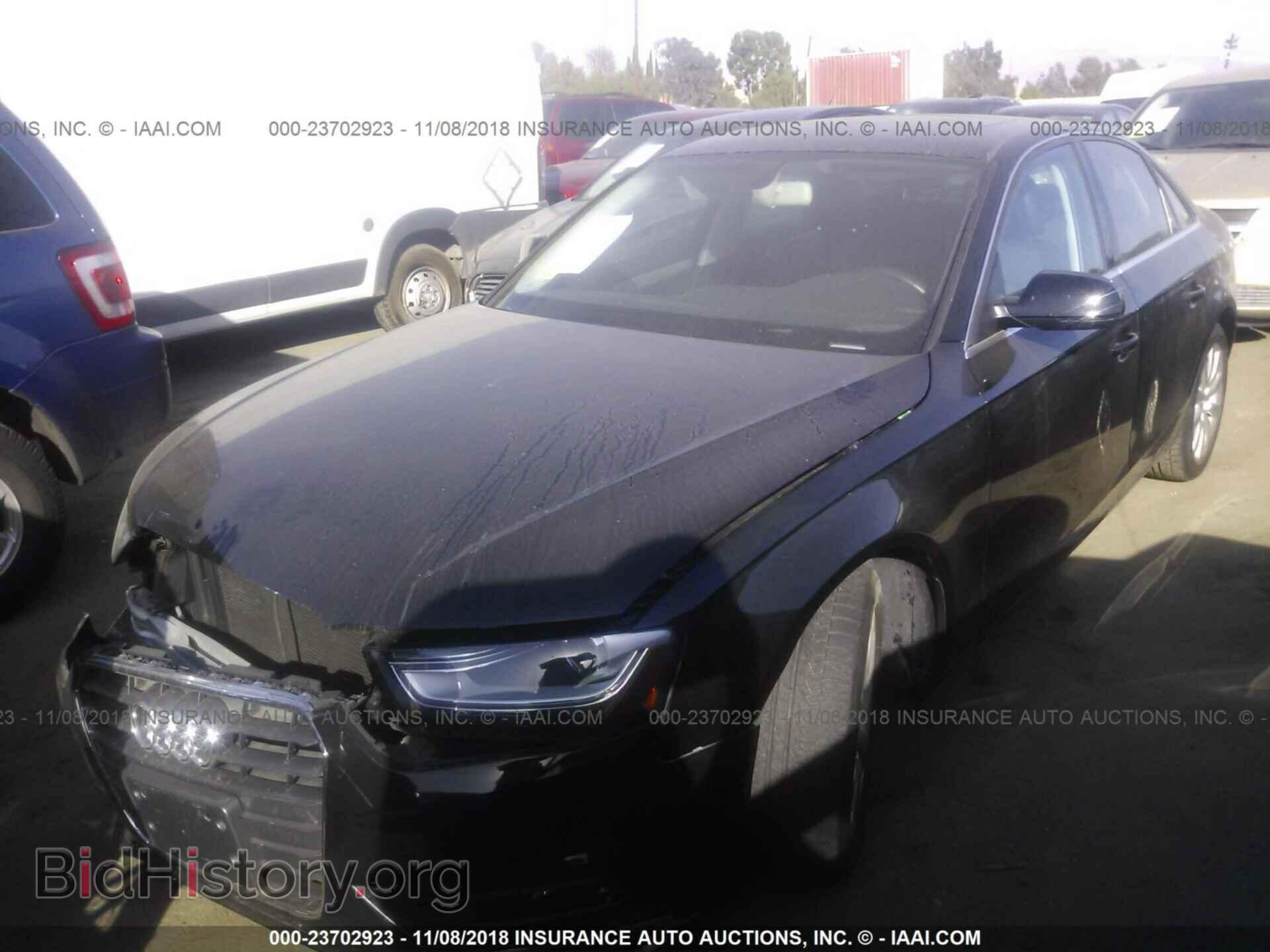 2013 Audi A4 - VIN: WAUAFAFLXDN038058 - Фото 2